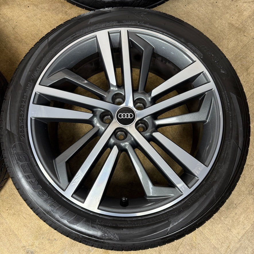20'' GENUINE AUDI Q5 5 TRIPLE SPOKE SQ5 S LINE WHEELS TYRES ALLOYS 80A601025F