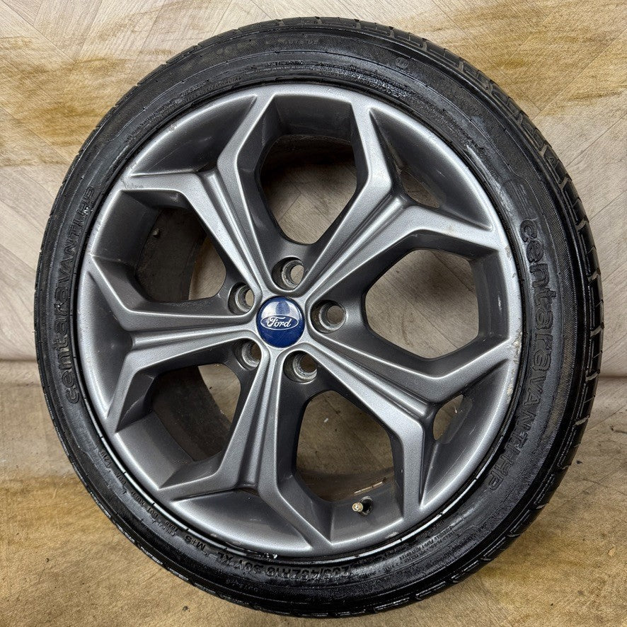 1X 18'' GENUINE FORD S MAX MK1 GREY TITANIUM X ALLOY WHEEL SINGLE AM2J1007DC