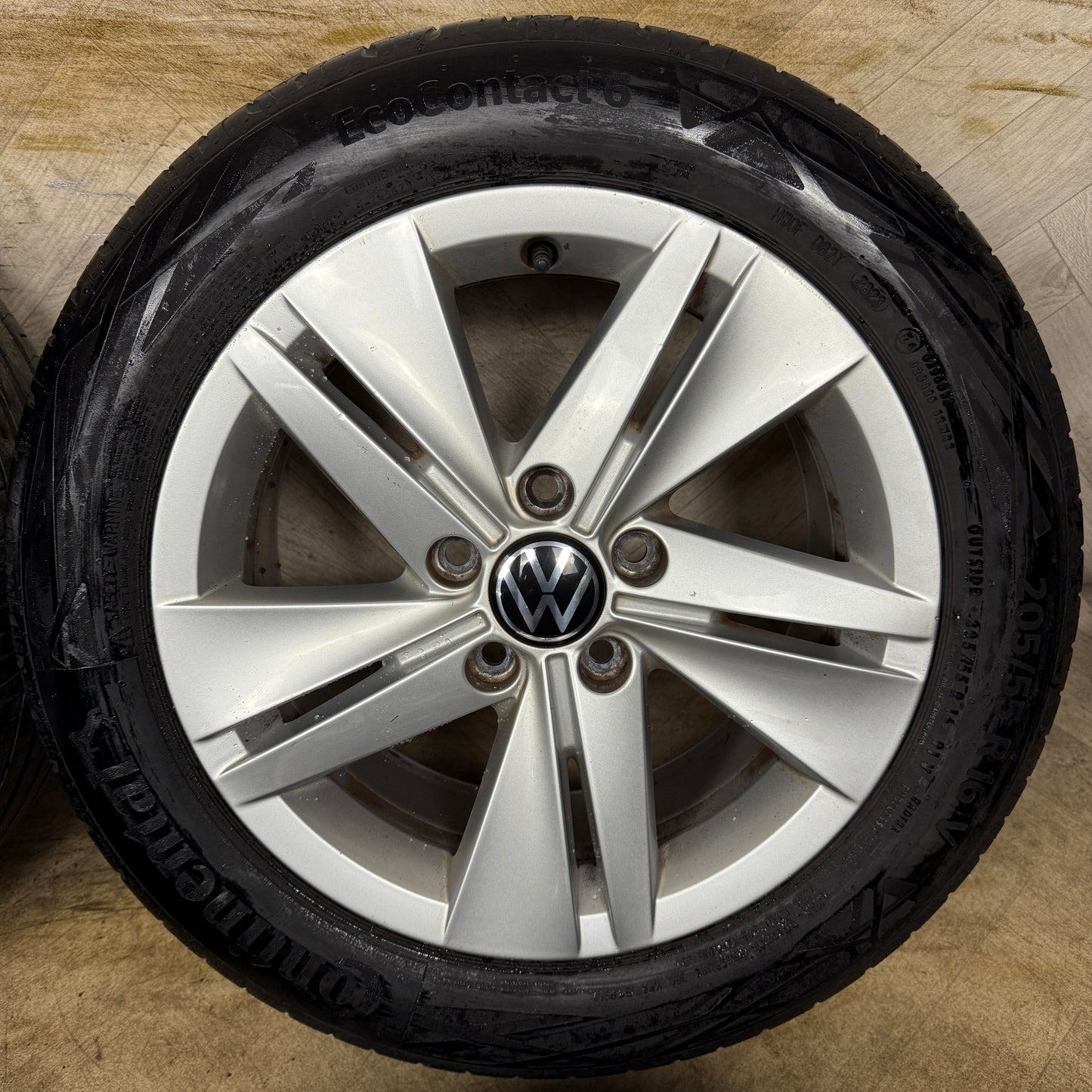 16'' GENUINE VW GOLF MK8 NORFOLK MK7 MK6 ALLOY WHEELS TYRES ALLOYS CADDY 5X112
