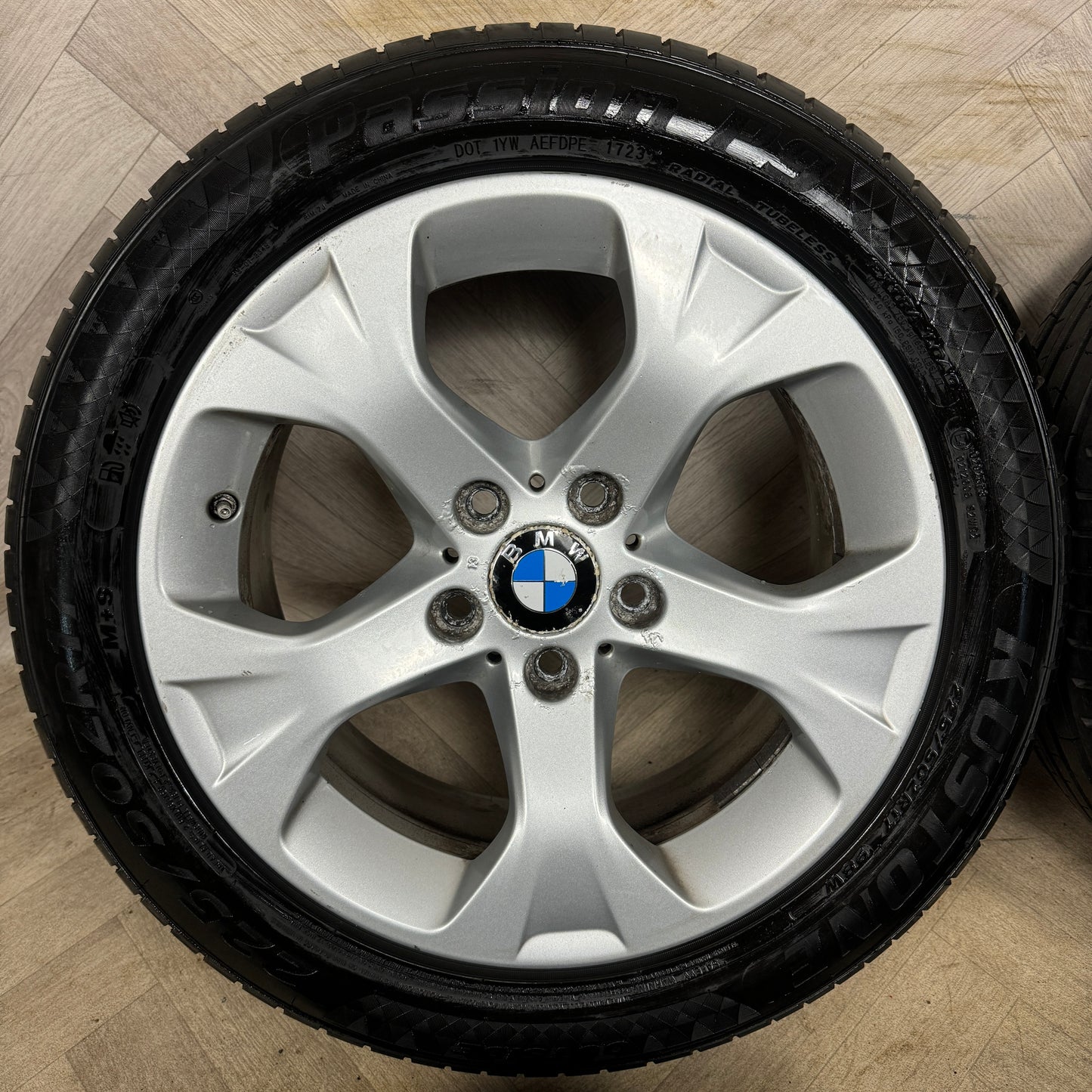 17'' GENUINE BMW X1 317 ALLOY WHEELS TYRES ALLOYS