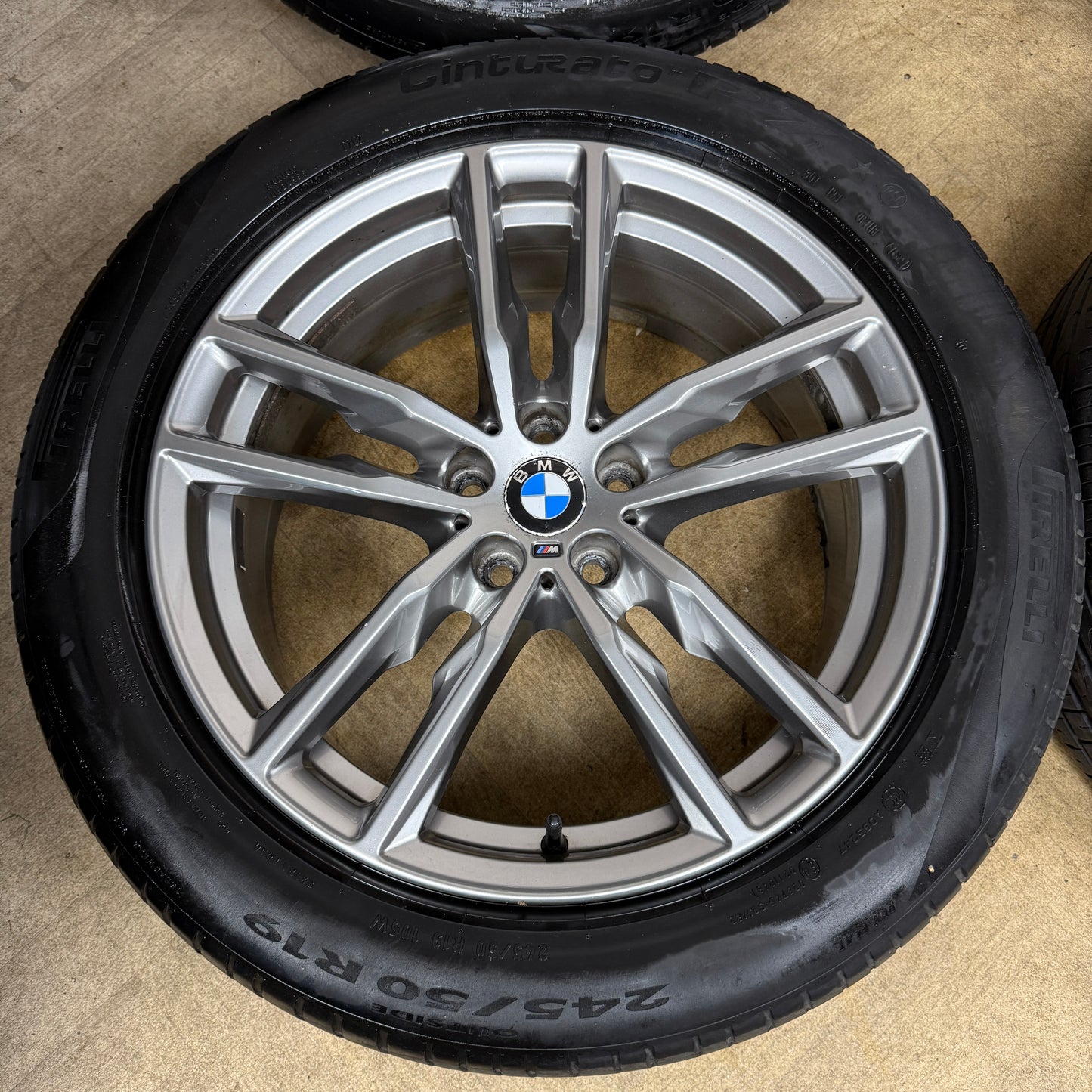 19'' GENUINE BMW X3 X4 G01 G02 698 M SPORT ALLOY WHEELS ALLOYS TYRES 8010267