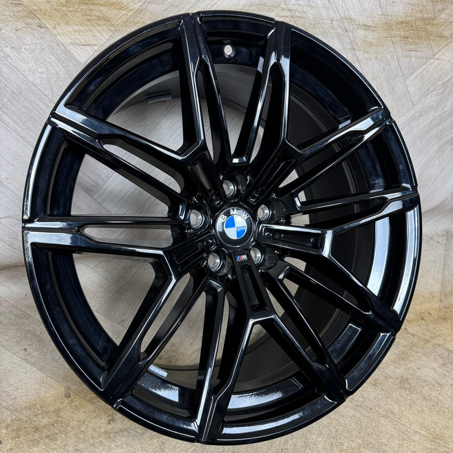 1X 19'' GENUINE BMW M2 COMPETITION 930M G87 ALLOY WHEEL BLACK FRONT 9.5J ET20 PART: 7882869