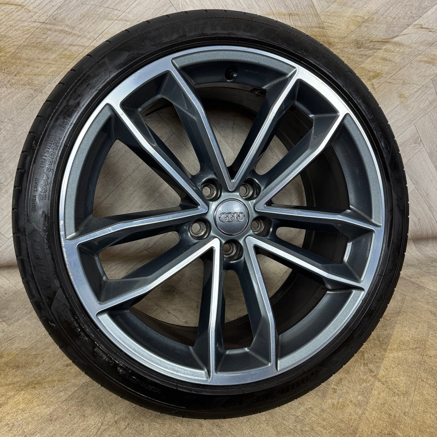 1X 19'' GENUINE AUDI A5 S5 S LINE WHEEL ALLOY TYRE SPARE 5X112 FITMENT 8.5J ET32 PART: 8W0601025DF