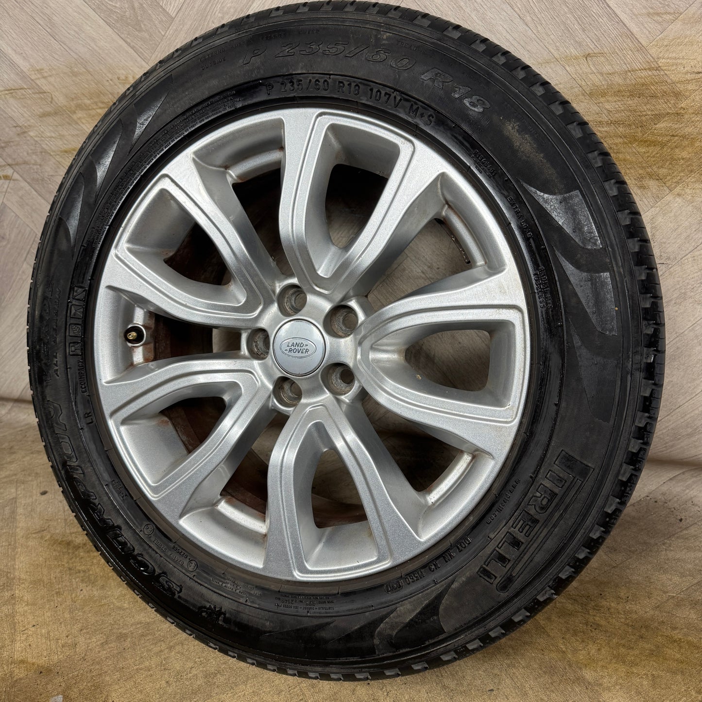 1X 18'' GENUINE RANGE ROVER EVOQUE DISCOVERY SPORT LAND ALLOY WHEEL TYRE 5X108 FITMENT 8J ET45 PART: EJ32-1007-AA