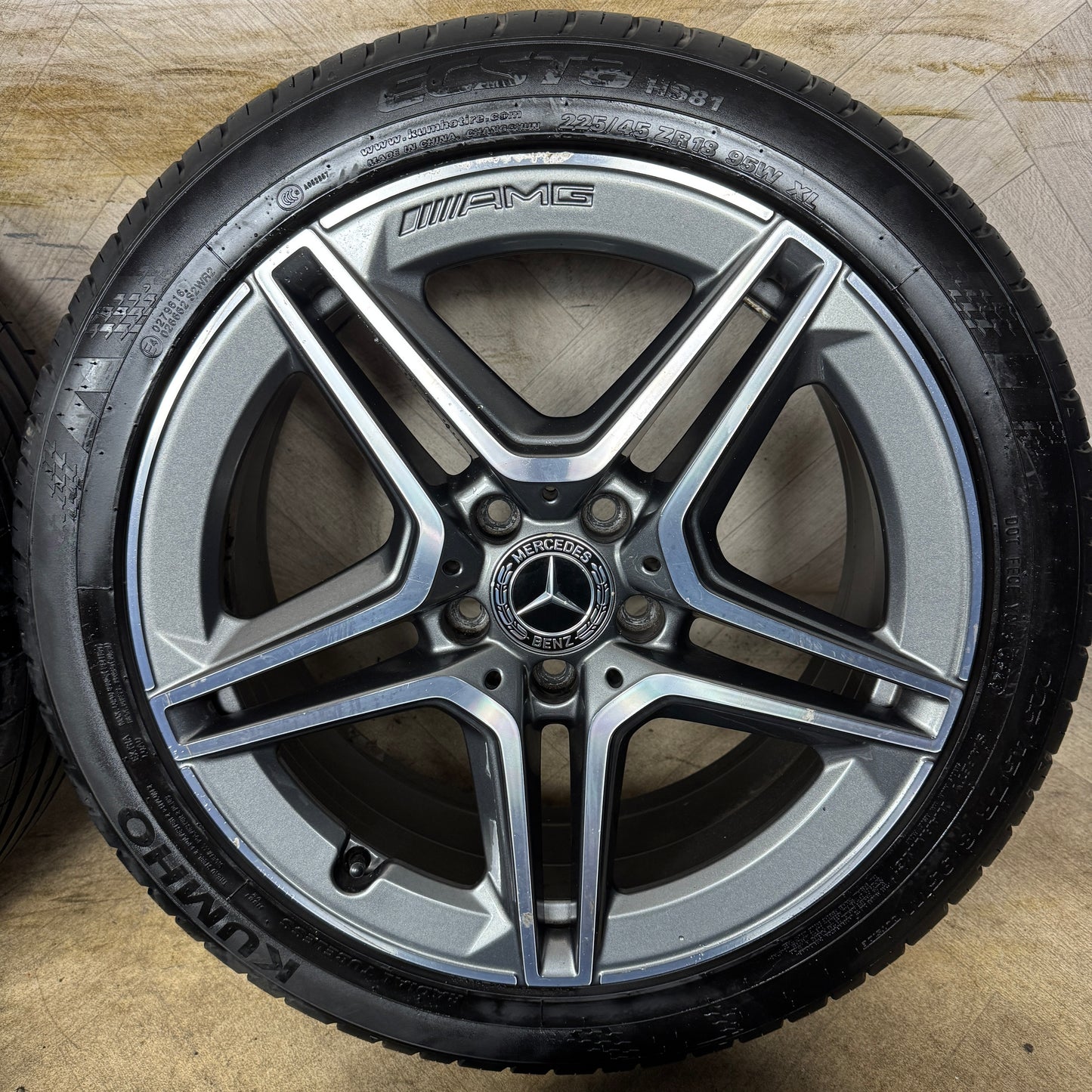 18'' GENUINE MERCEDES AMG A CLASS CLA B ALLOY WHEELS TYRES ALLOYS W177 A1774011500