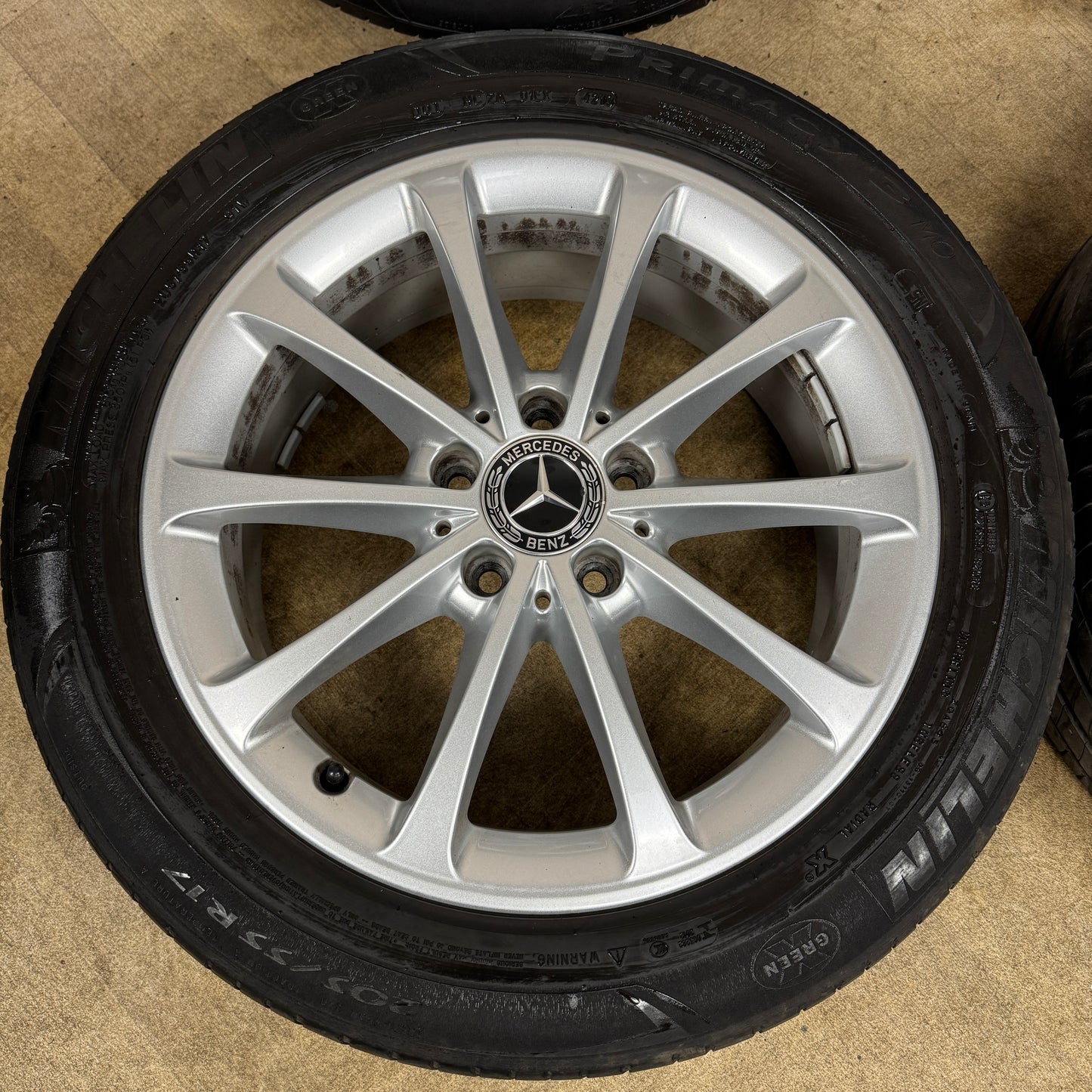 17'' GENUINE MERCEDES A CLASS CLA B W177 ALLOY WHEELS TYRES ALLOYS