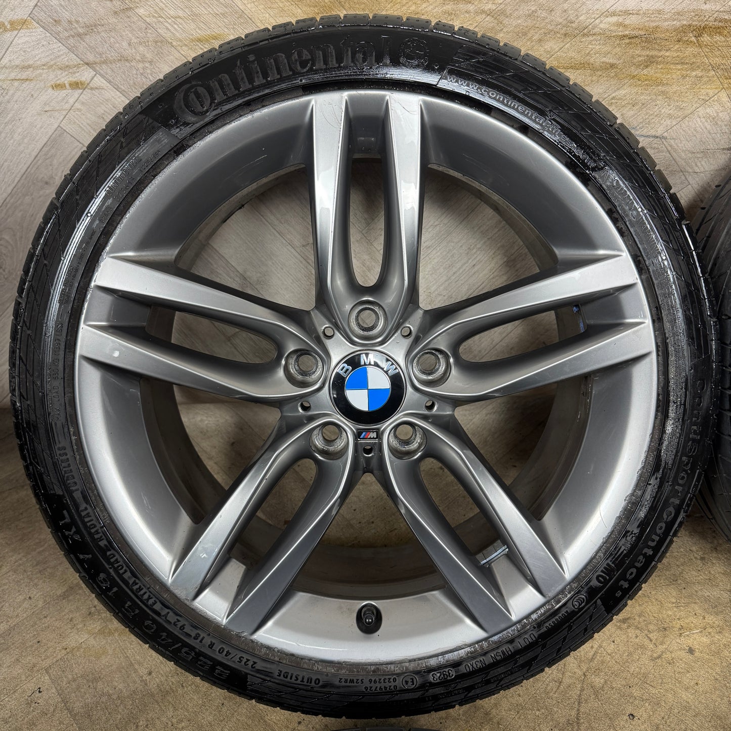 18'' GENUINE BMW 1 SERIES 2 F20 F21 F22 461 M SPORT GREY ALLOY WHEELS TYRES ALLOYS 5X120