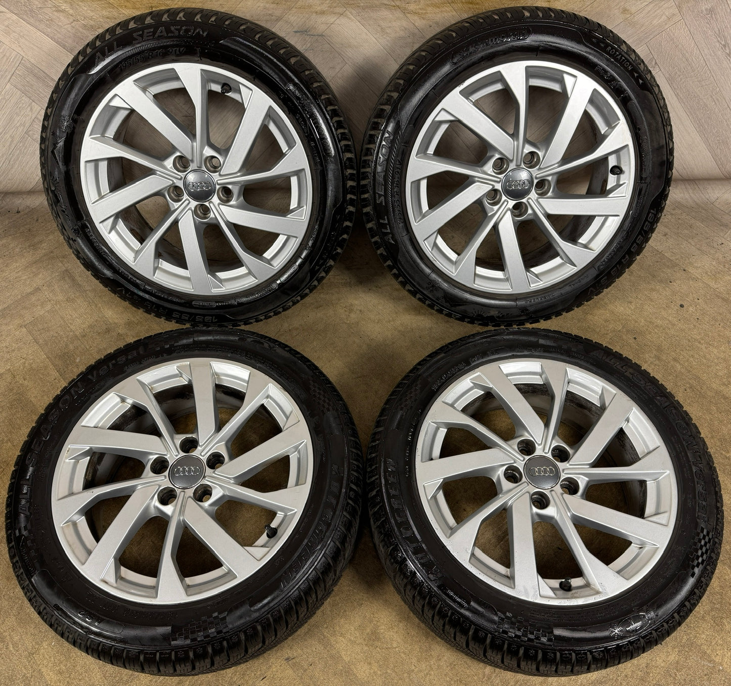 16'' GENUINE AUDI A1 NEW MODEL ALLOY WHEELS ALLOYS TYRES 82A601025B