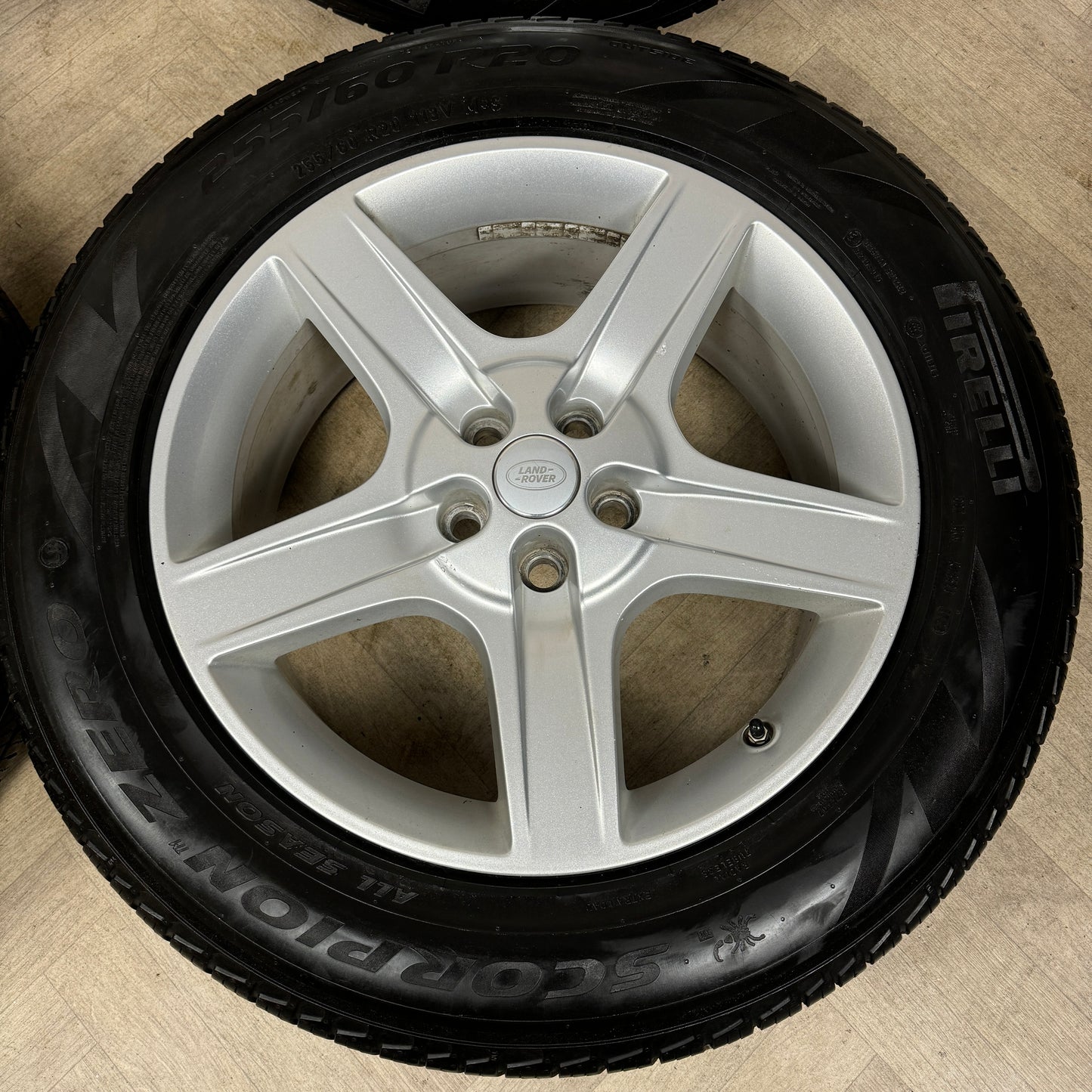 20'' GENUINE LAND ROVER DEFENDER 5 SPOKE 5094 ALLOY WHEELS TYRES ALLOYS