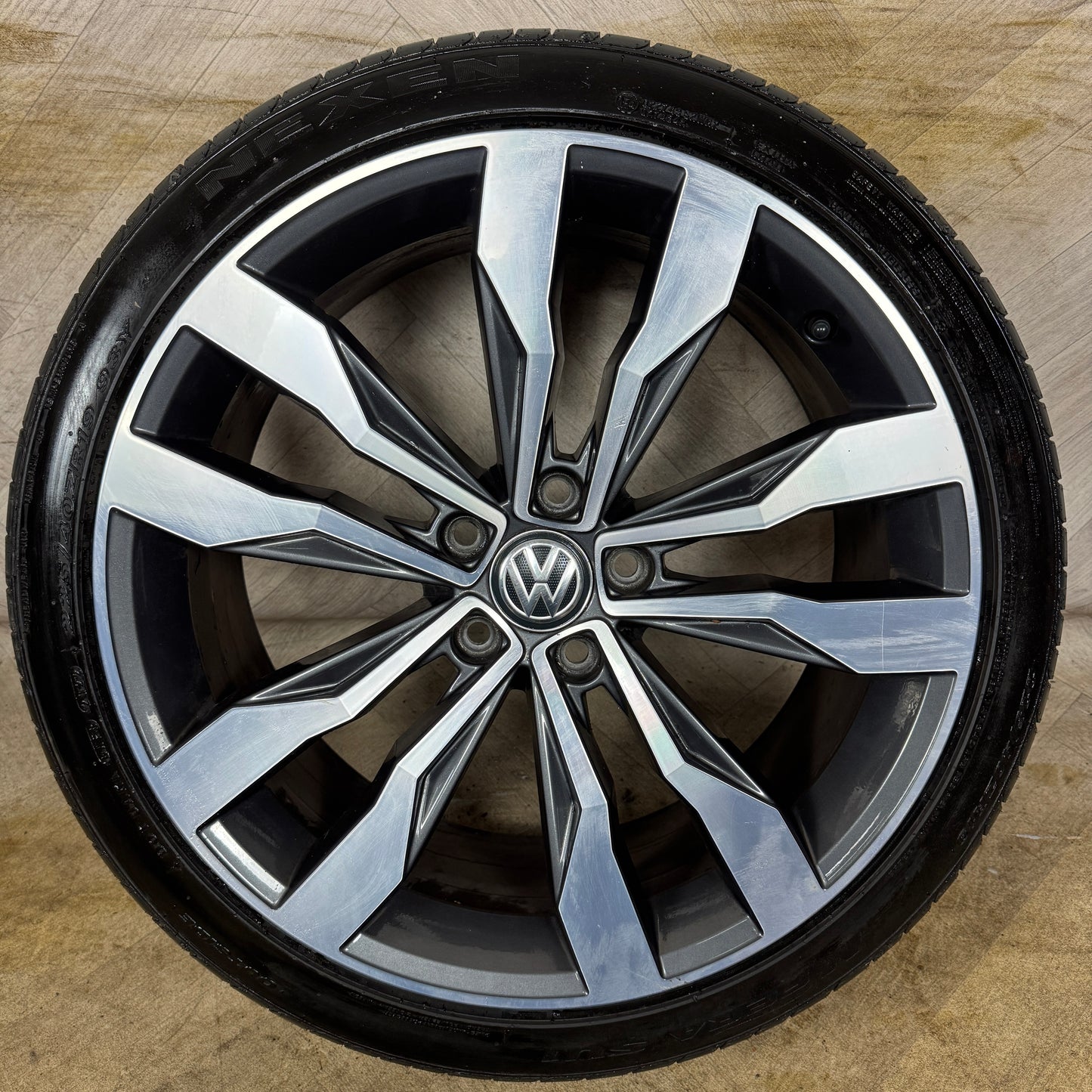 1X 19'' GENUINE VW T ROC R LINE SUZUKA ALLOY WHEEL SINGLE SPARE 5X112 FITMENT 8J ET47 PART: 2GA601025F