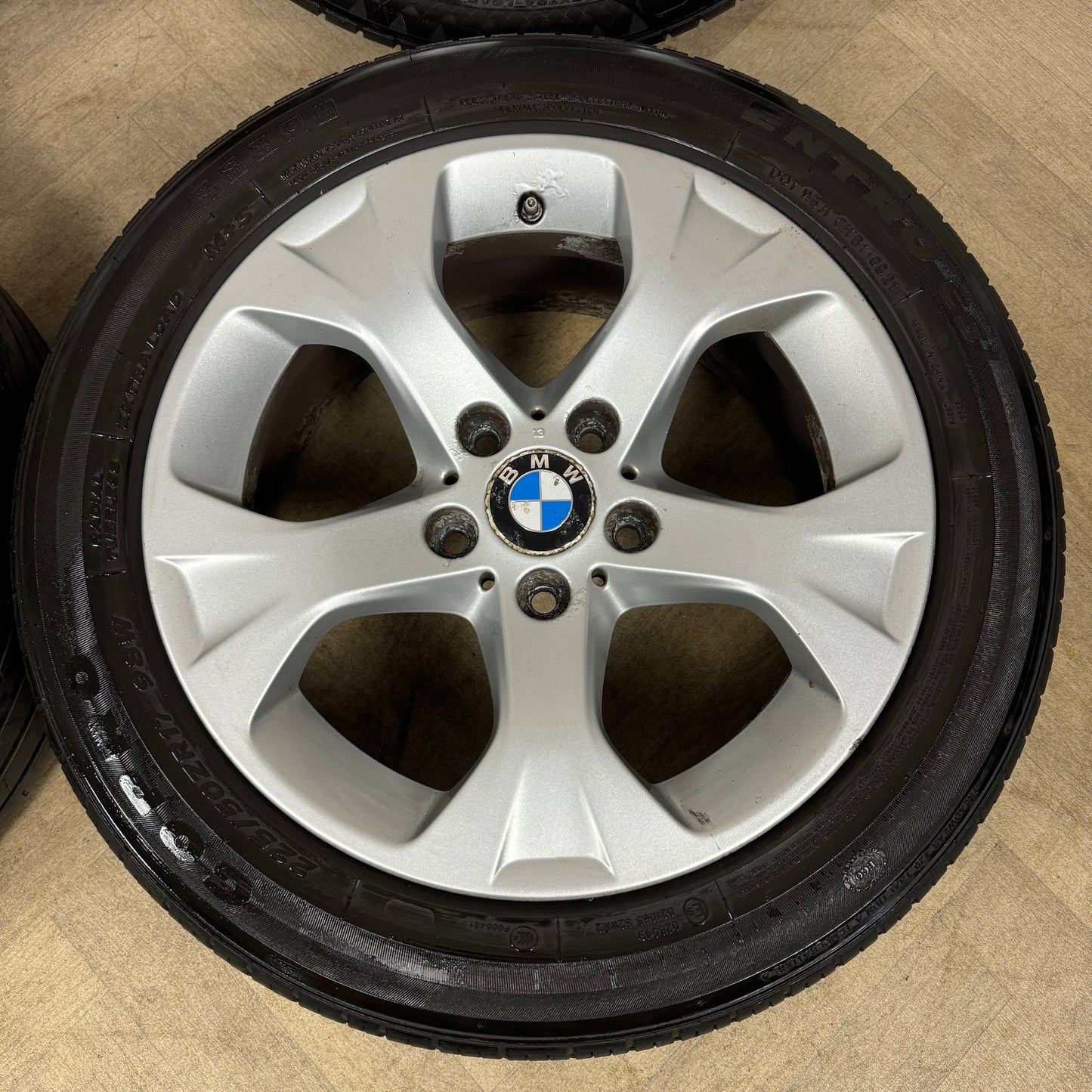 17'' GENUINE BMW X1 317 ALLOY WHEELS TYRES ALLOYS