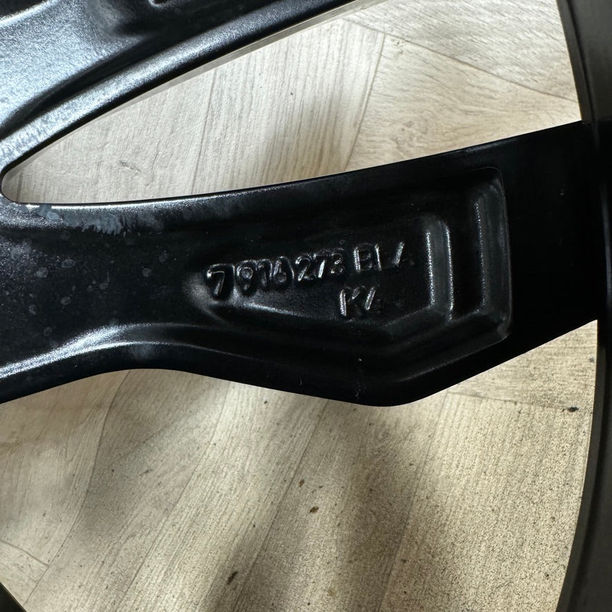 1X 21'' GENUINE BMW G01 G02 X3 X4 X3M X4M 718M M SPORT ALLOY WHEEL BLACK REAR 9.5J ET43 PART: 7916273