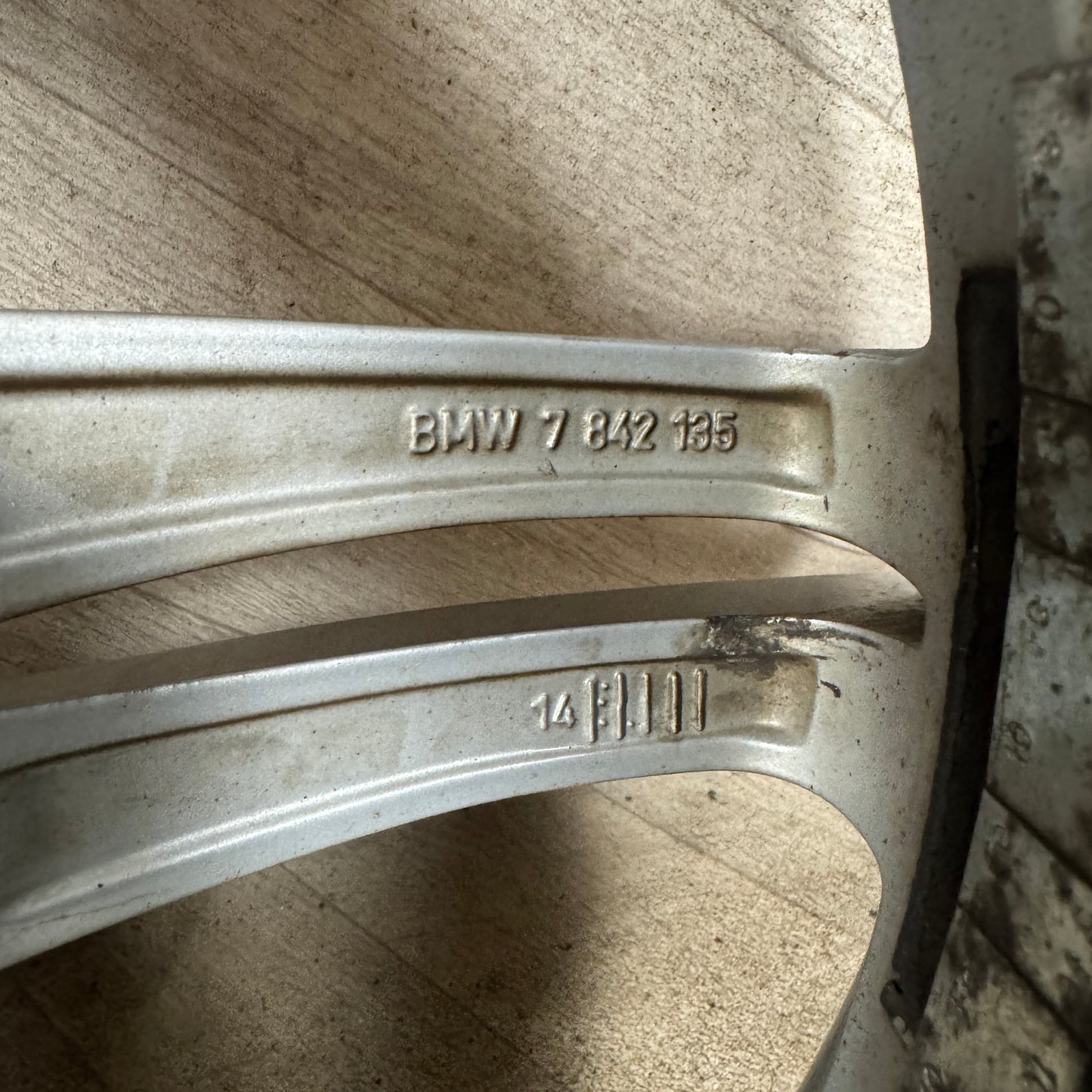 1X 19'' GENUINE BMW Z4 M SPORT E89 326M ALLOY WHEEL FRONT 5X120 FITMENT 8J ET29 PART: 7842135