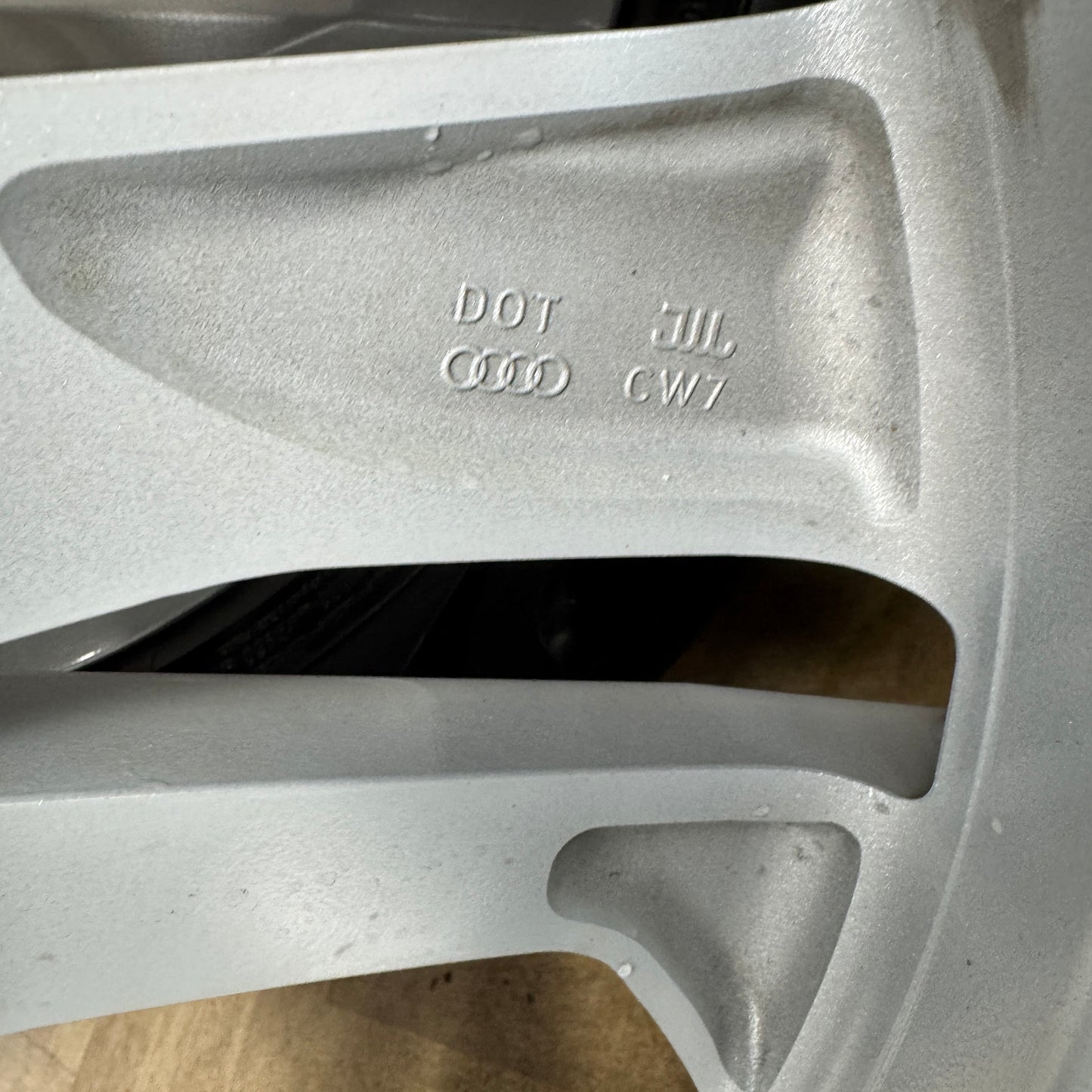 20'' GENUINE AUDI Q7 S LINE 5 DOUBLE SPOKE ALLOY WHEELS ALLOYS TYRES 4M0601025BQ
