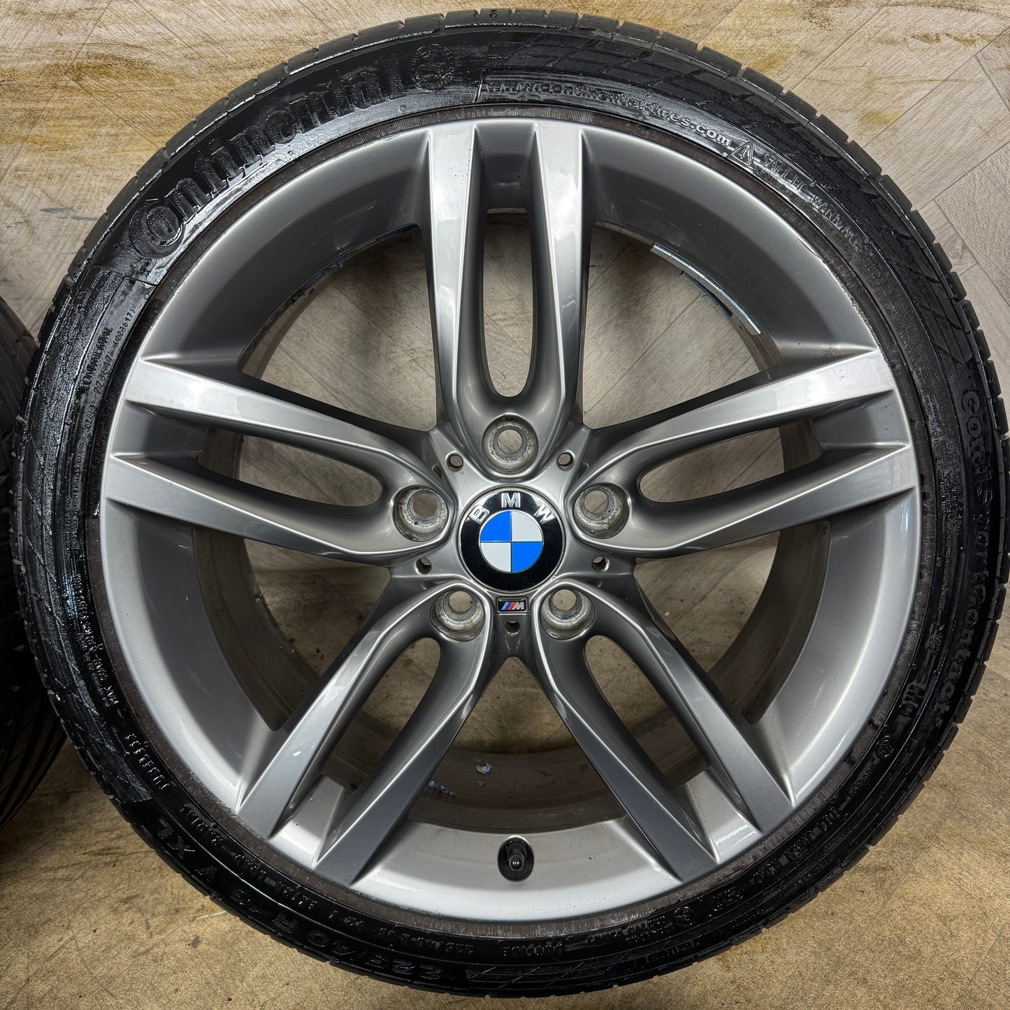 18'' GENUINE BMW 1 SERIES 2 F20 F21 F22 461 M SPORT GREY ALLOY WHEELS TYRES ALLOYS 5X120