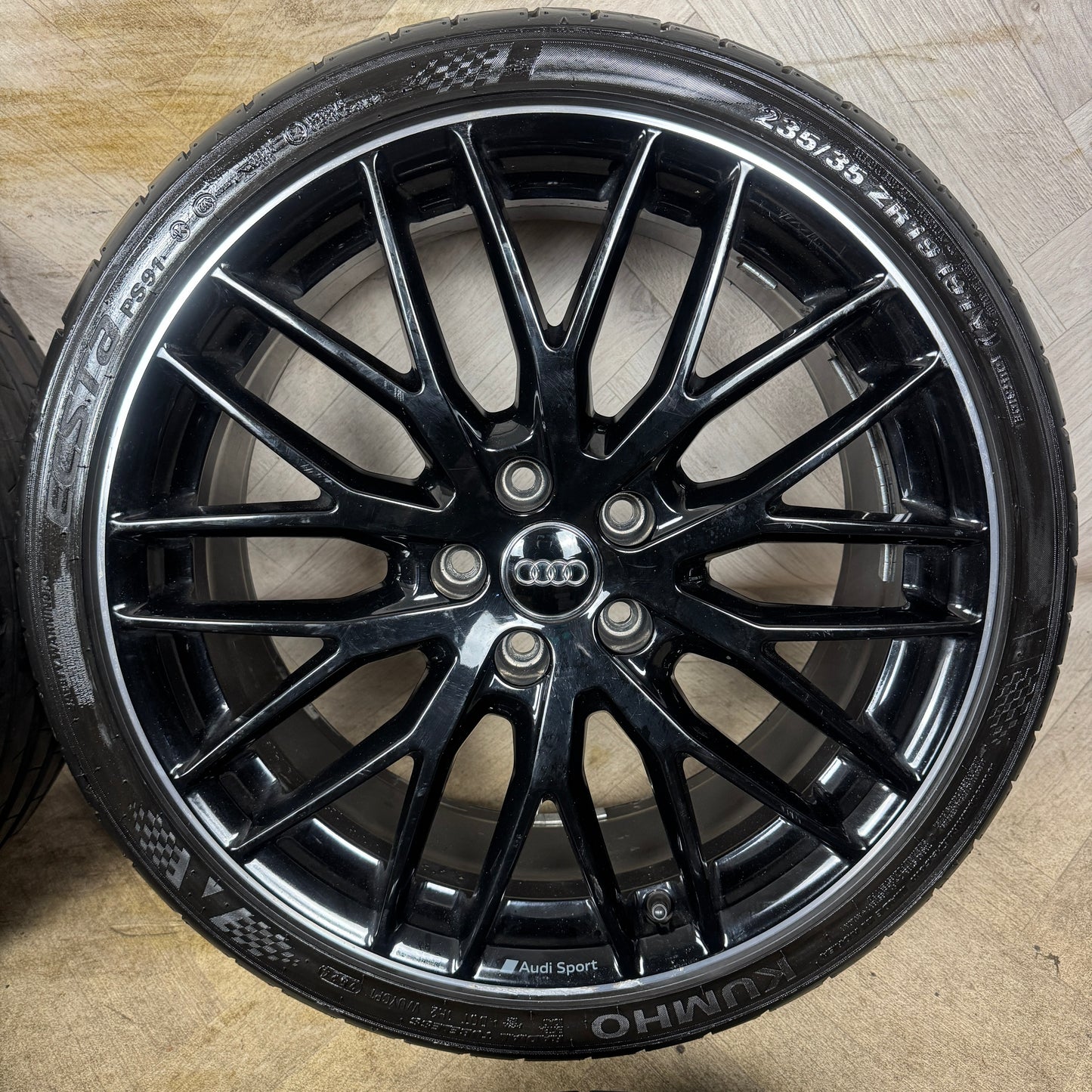 19'' GENUINE AUDI S3 A3 S LINE BLACK ALLOY WHEELS ALLOYS TYRES 8V0601025FG