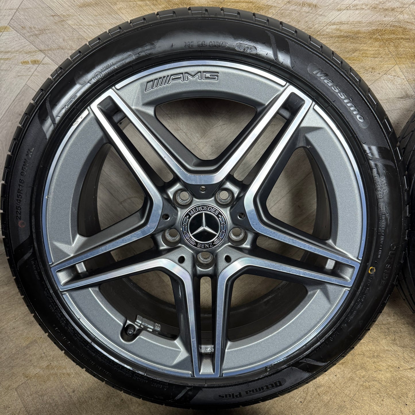 18'' GENUINE MERCEDES AMG A CLASS CLA B ALLOY WHEELS TYRES ALLOYS W177 A1774011500