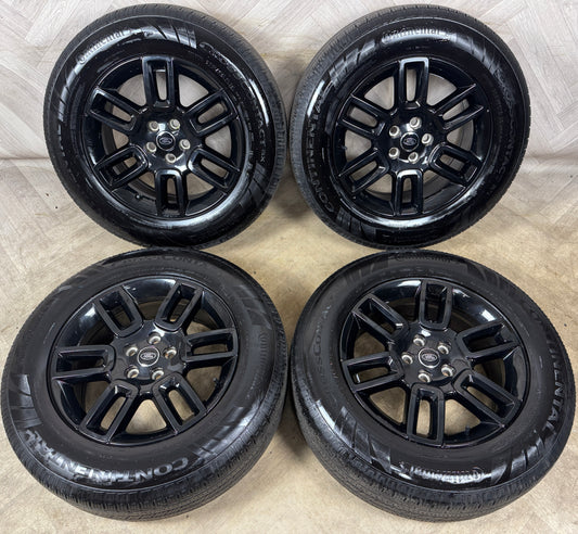 19'' GENUINE LAND ROVER DEFENDER BLACK 6010 ALLOY WHEELS TYRES ALLOYS L8B2-1007-EA
