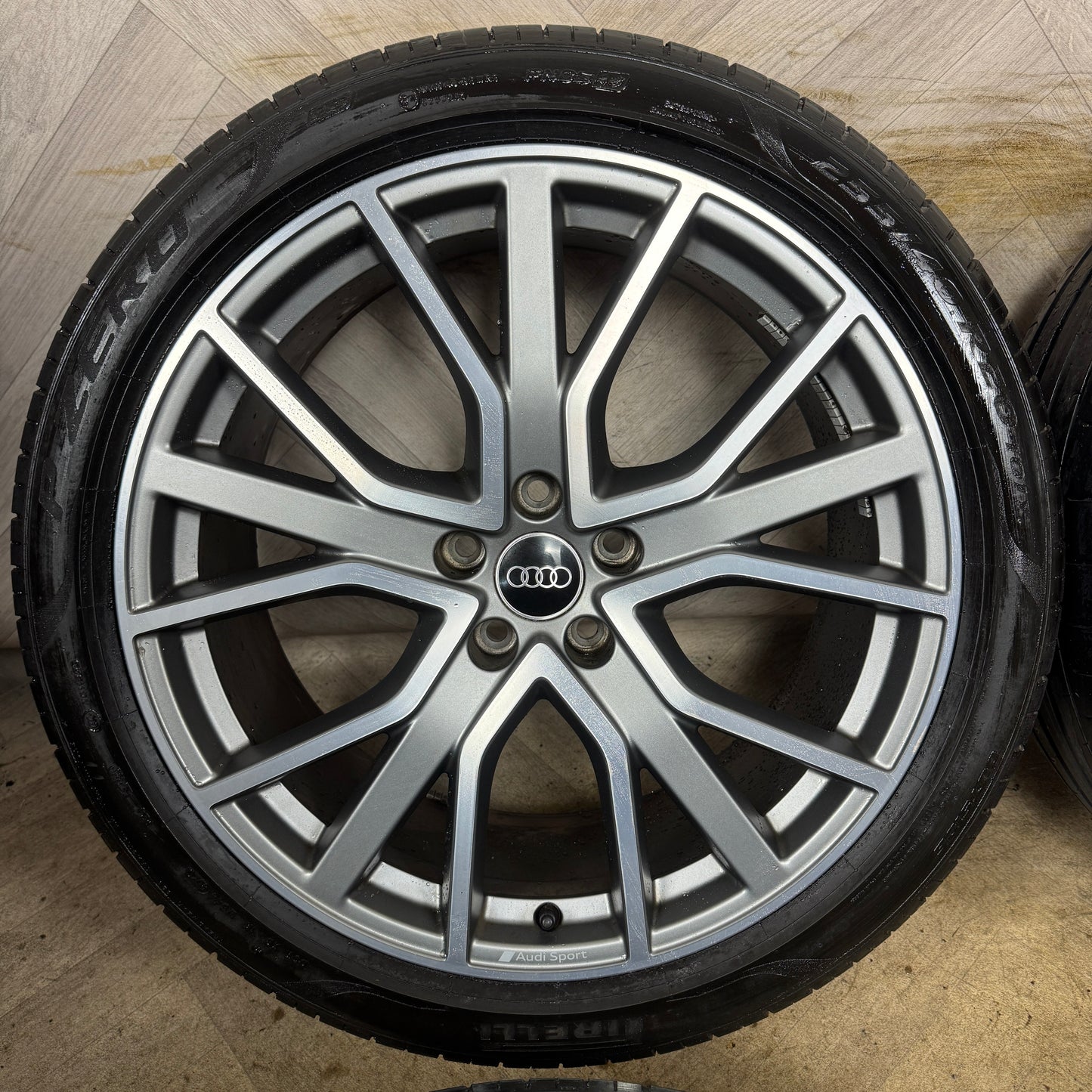 20'' GENUINE AUDI A6 S LINE SPORT C8 S6 BLACK EDITION ALLOYS ALLOY WHEELS TYRES 5X112 4K0601025AB