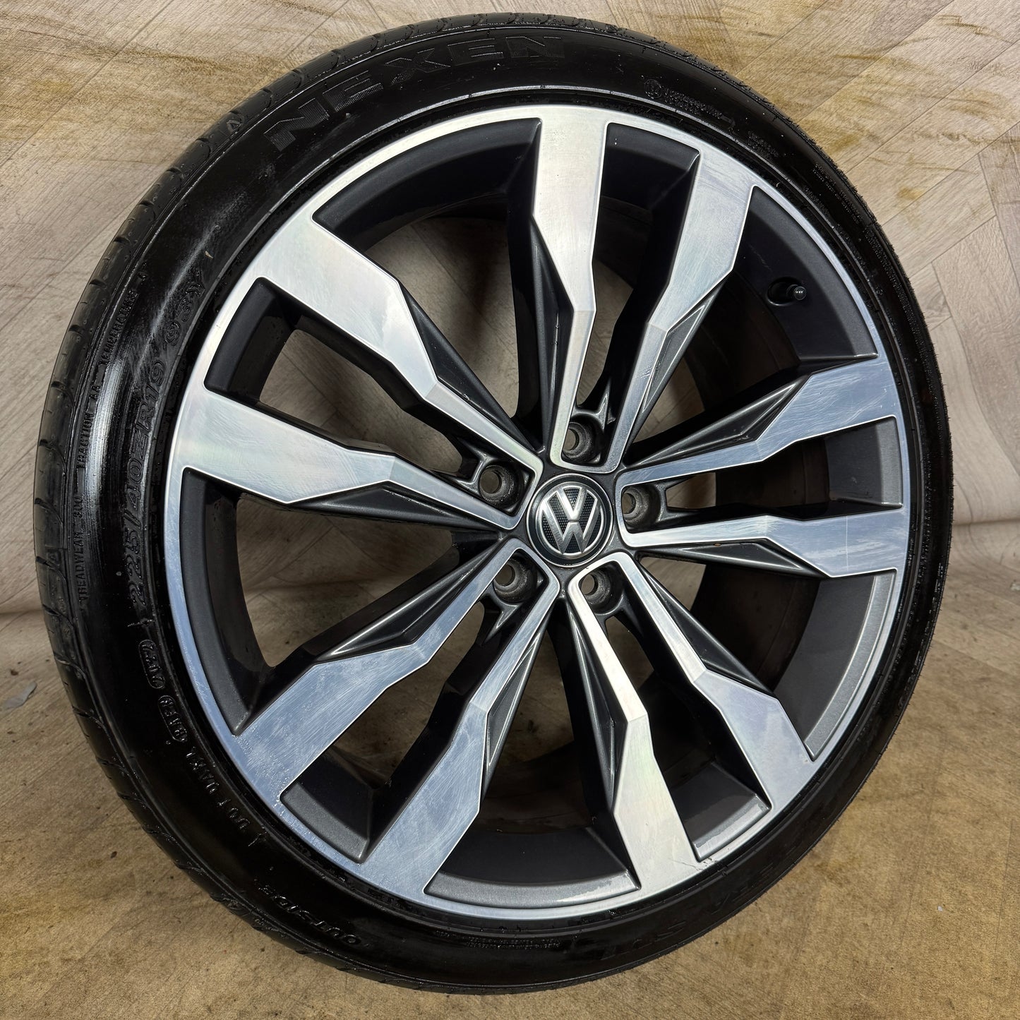 1X 19'' GENUINE VW T ROC R LINE SUZUKA ALLOY WHEEL SINGLE SPARE 5X112 FITMENT 8J ET47 PART: 2GA601025F