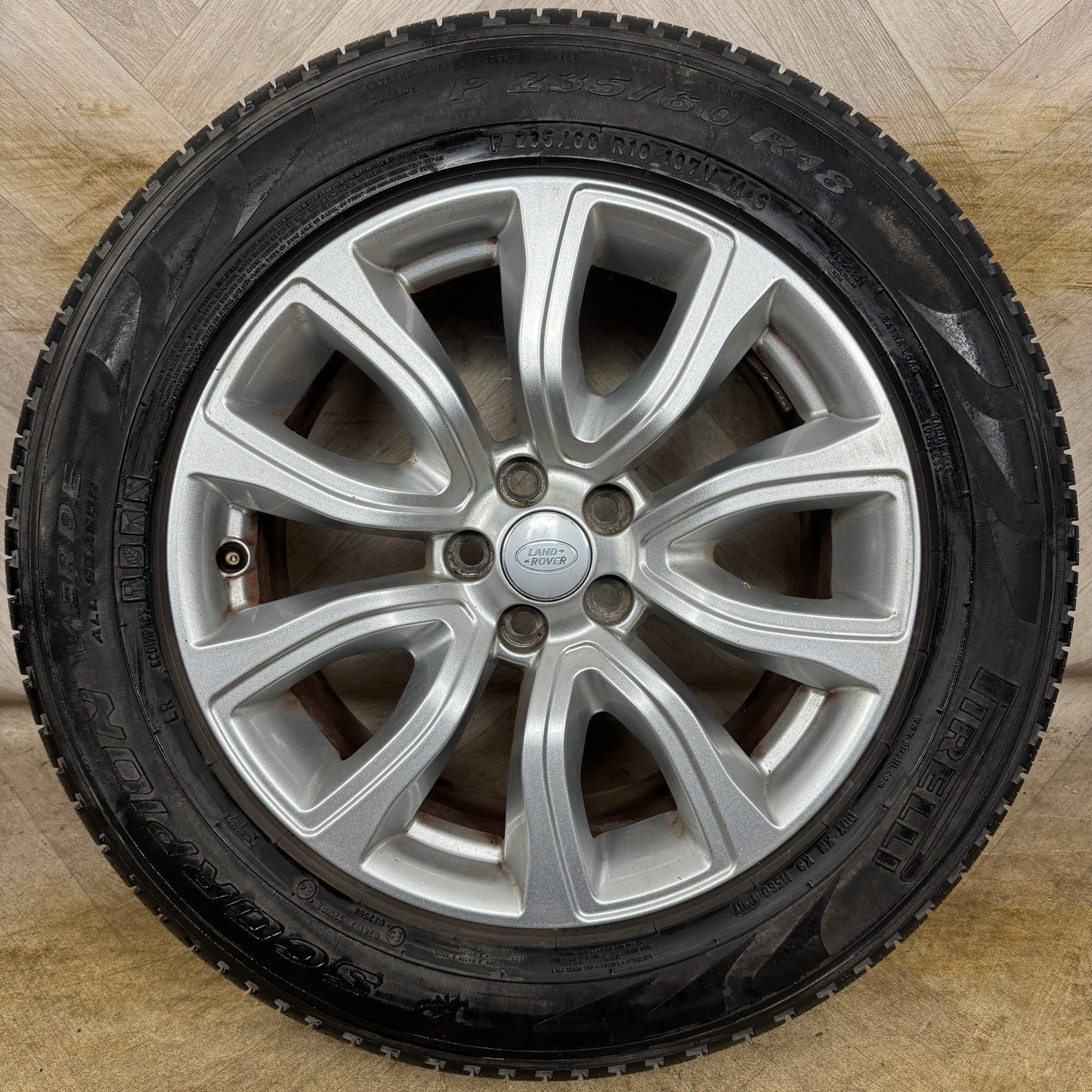 1X 18'' GENUINE RANGE ROVER EVOQUE DISCOVERY SPORT LAND ALLOY WHEEL TYRE 5X108 FITMENT 8J ET45 PART: EJ32-1007-AA
