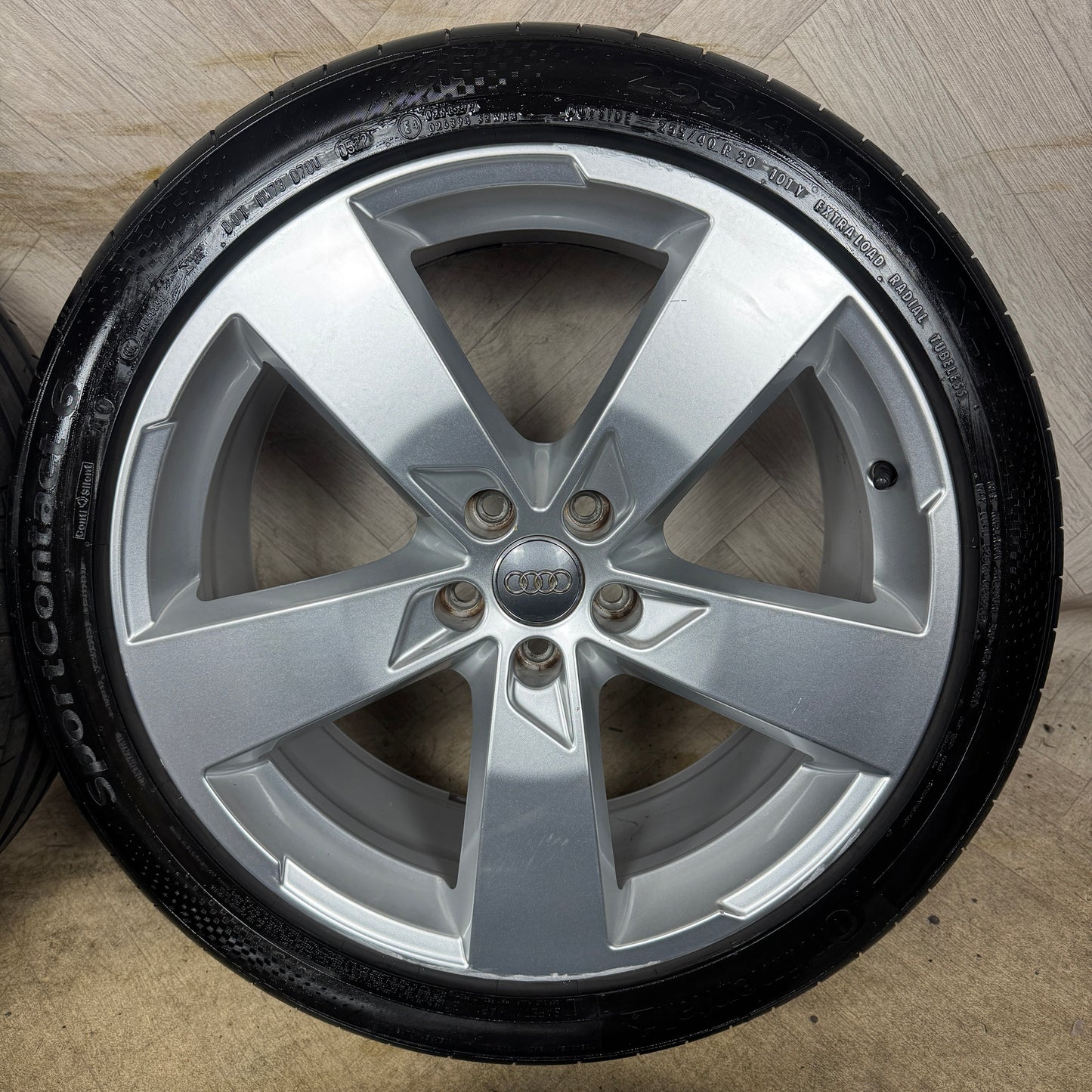 20'' GENUINE AUDI S6 A6 C8 S LINE 5 SPOKE ALLOY WHEELS TYRES ALLOYS 4K0601025K