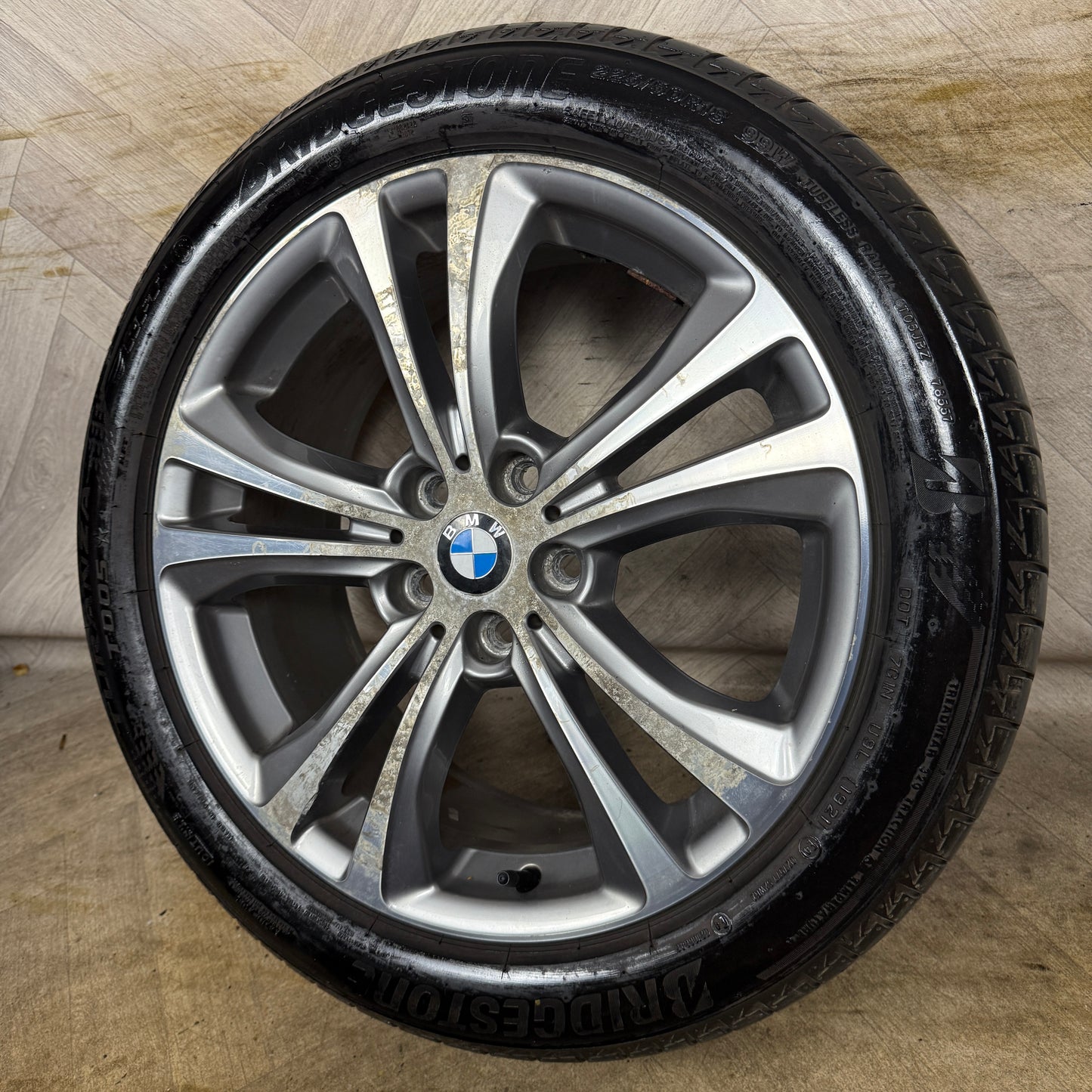 1X 18'' GENUINE BMW X1 568 F48 X1 F39 ALLOY WHEEL TYRE 6856069 7.5J ET51