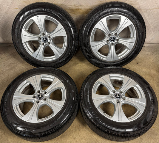 18'' GENUINE MERCEDES GLC ALLOY WHEELS PIRELLI TYRES ALLOYS A2534010800