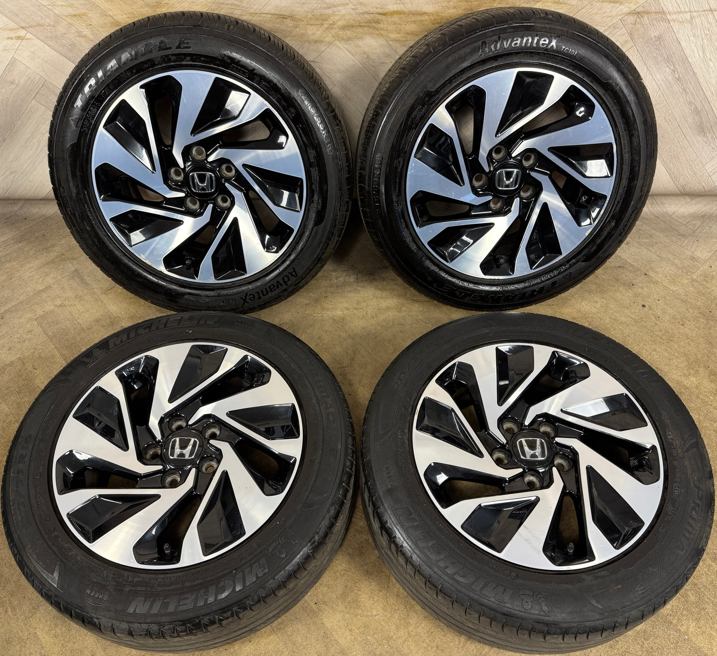 16'' HONDA CIVIC MK10 DC ALLOY WHEELS TYRES ALLOYS 5X114.3 16070A