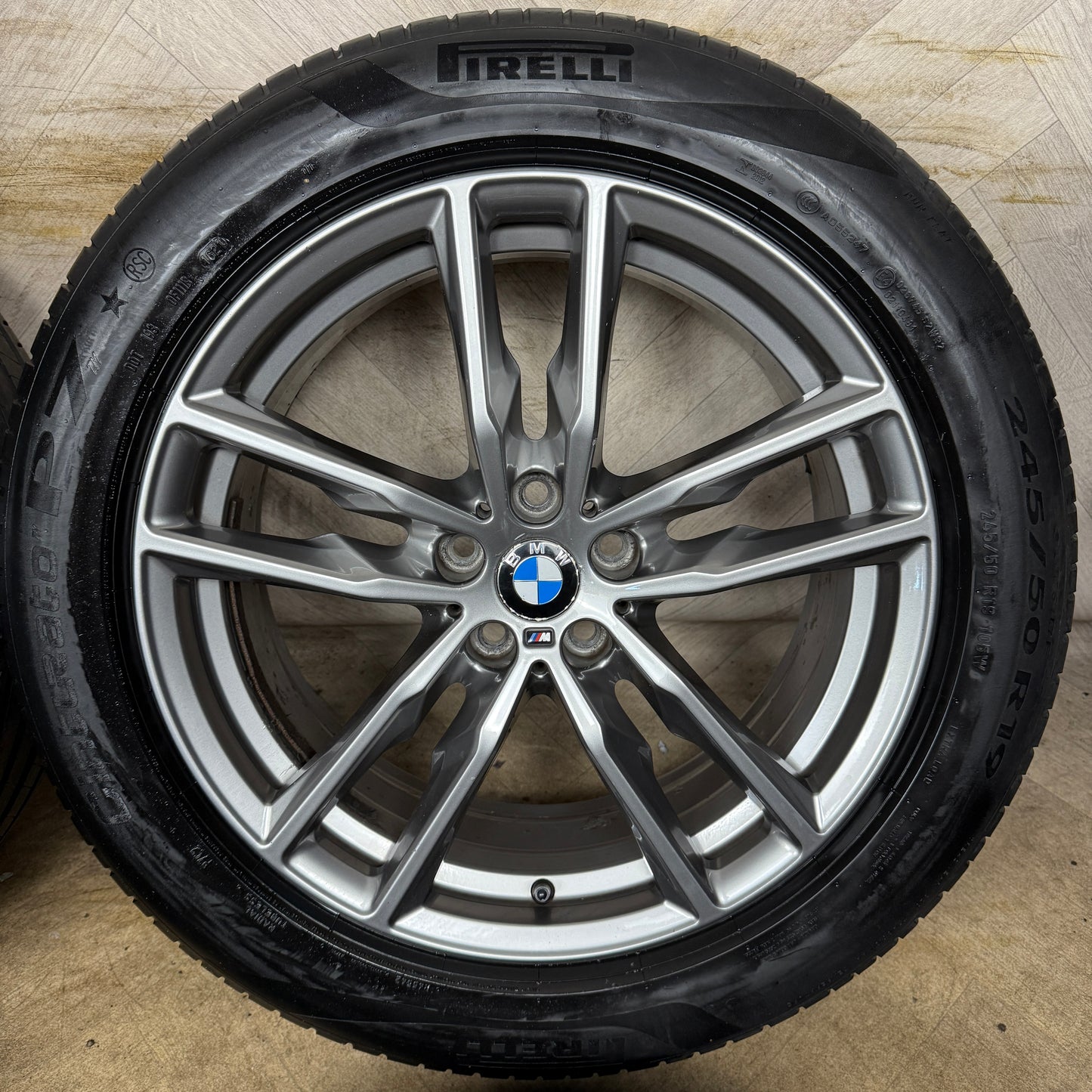 19'' GENUINE BMW X3 X4 G01 G02 698 M SPORT ALLOY WHEELS ALLOYS TYRES 8010267
