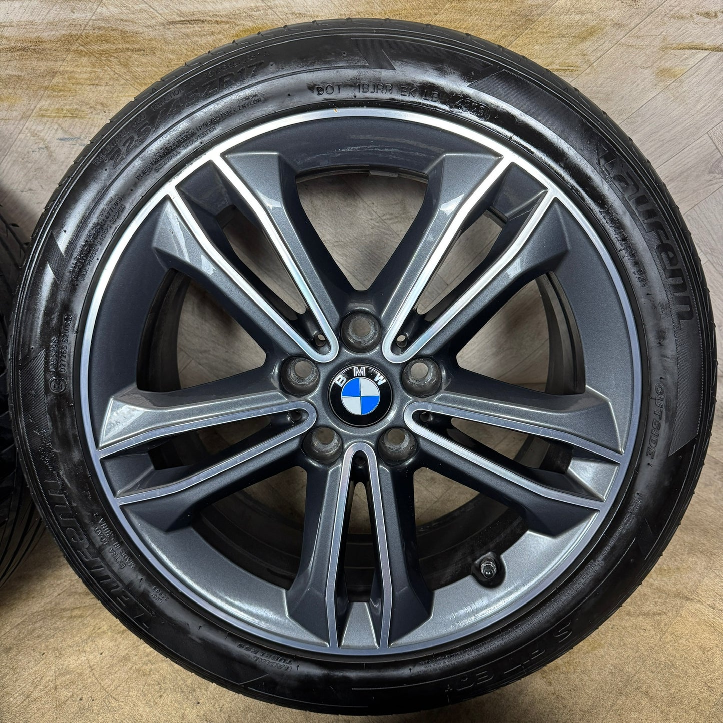 17'' GENUINE BMW 1 SERIES 2 F40 F41 F44 549 GREY DC ALLOY WHEELS TYRES ALLOYS 6856087
