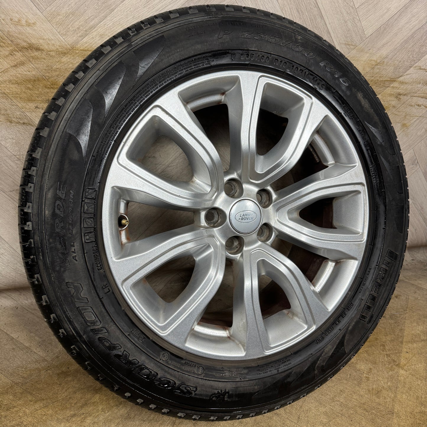 1X 18'' GENUINE RANGE ROVER EVOQUE DISCOVERY SPORT LAND ALLOY WHEEL TYRE 5X108 FITMENT 8J ET45 PART: EJ32-1007-AA