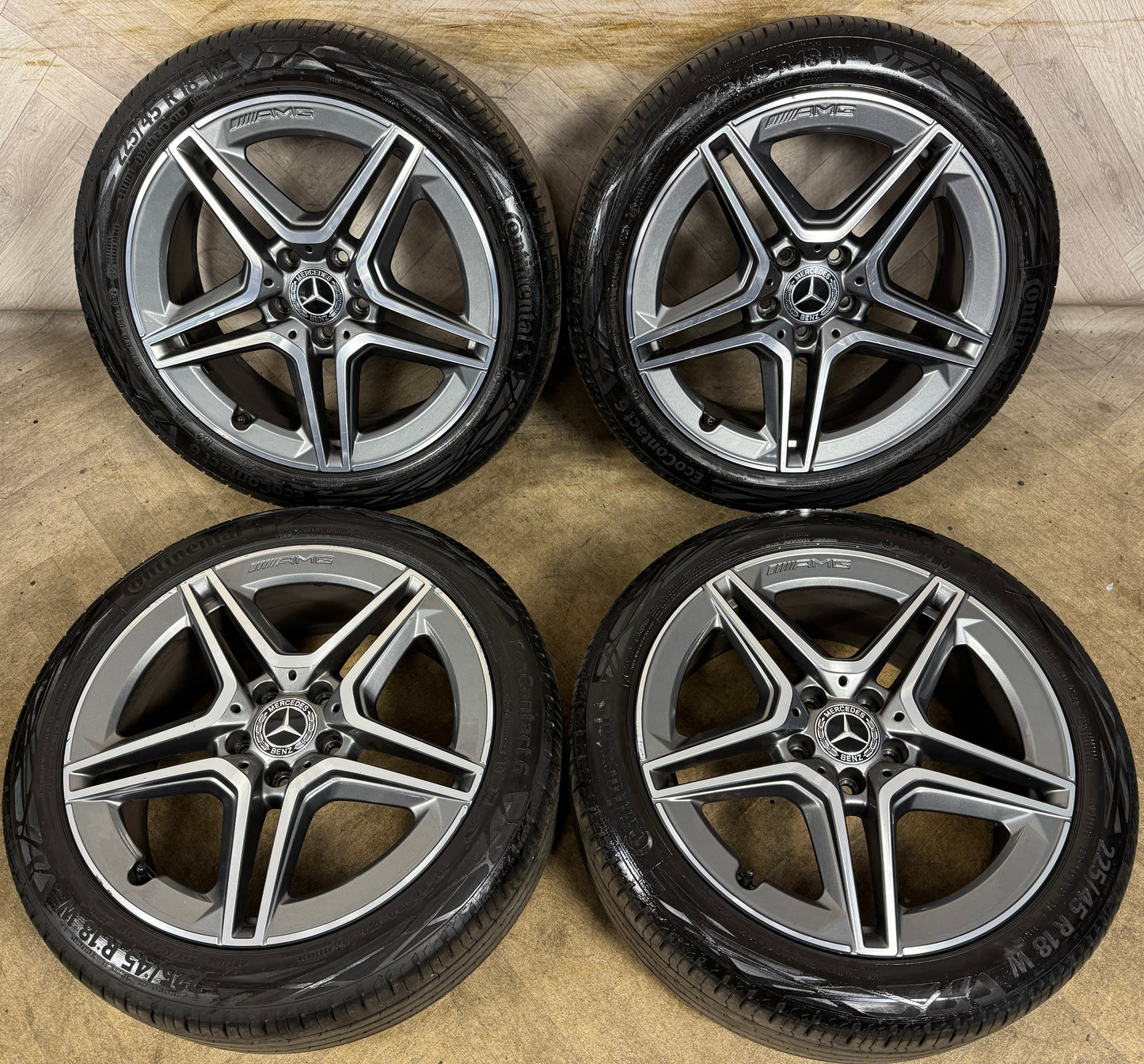 18'' GENUINE MERCEDES AMG A CLASS CLA B ALLOY WHEELS TYRES ALLOYS W177 A1774011500