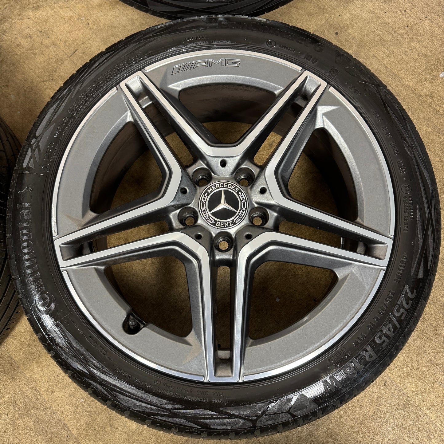 18'' GENUINE MERCEDES AMG A CLASS CLA B ALLOY WHEELS TYRES ALLOYS W177 A1774011500