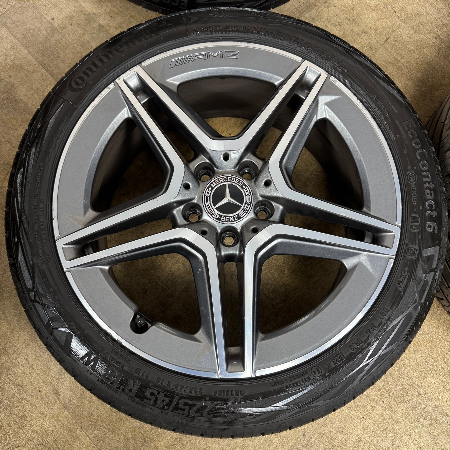 18'' GENUINE MERCEDES AMG A CLASS CLA B ALLOY WHEELS TYRES ALLOYS W177 A1774011500