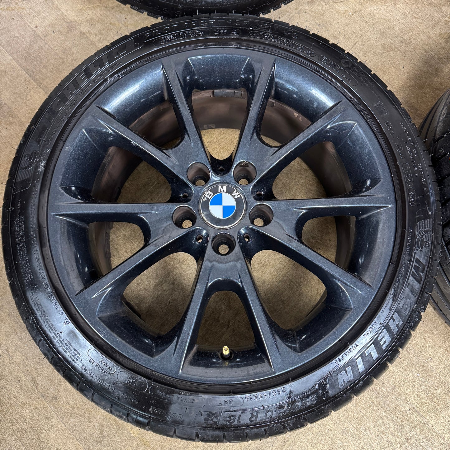 18" GENUINE BMW 3 SERIES 398 M SPORT GREY F30 F31 F32 E90 E92 ALLOY WHEELS TYRES ALLOYS 5X120