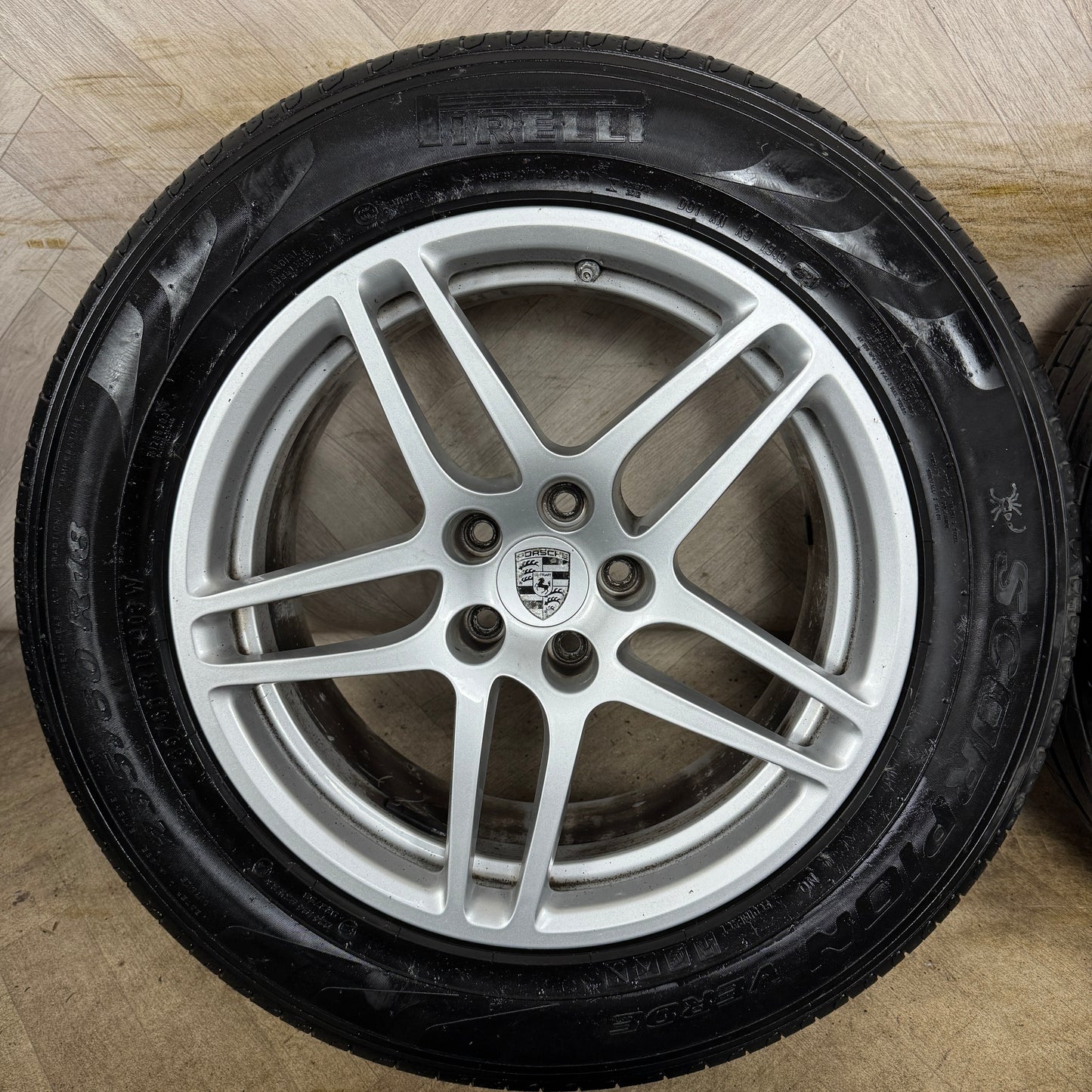 18'' GENUINE PORSCHE MACAN ALLOY WHEELS ALLOYS TYRES 5X112