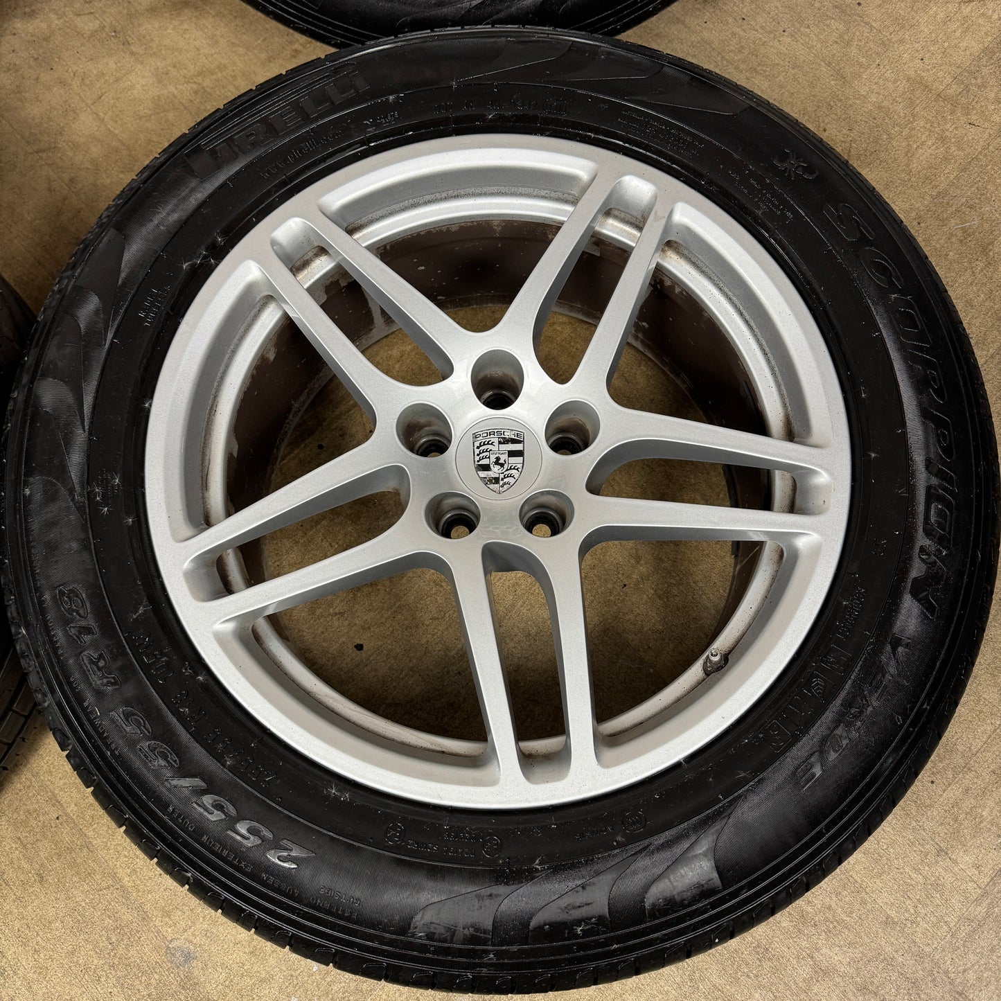 18'' GENUINE PORSCHE MACAN ALLOY WHEELS ALLOYS TYRES 5X112