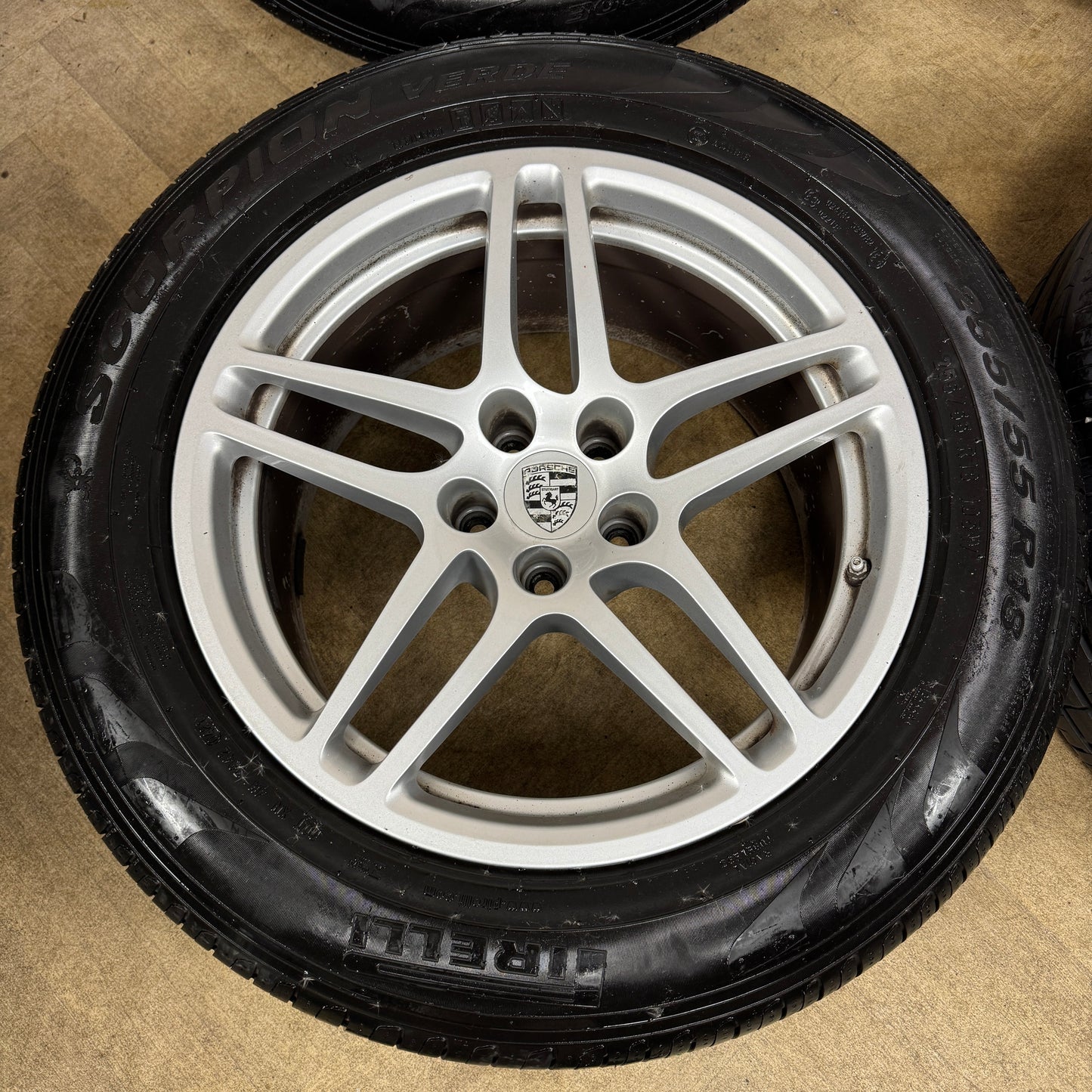 18'' GENUINE PORSCHE MACAN ALLOY WHEELS ALLOYS TYRES 5X112