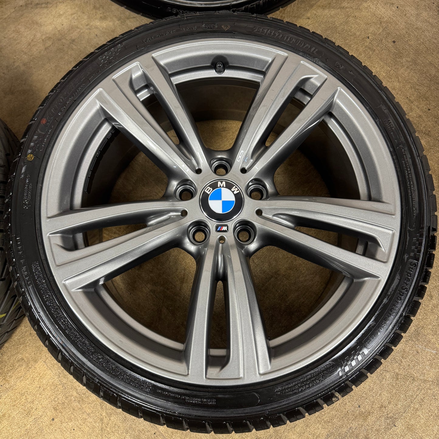 19" GENUINE BMW 3 SERIES 442 GREY M SPORT F30 F31 F32 E90 E92 ALLOY WHEELS TYRES ALLOYS 5X120