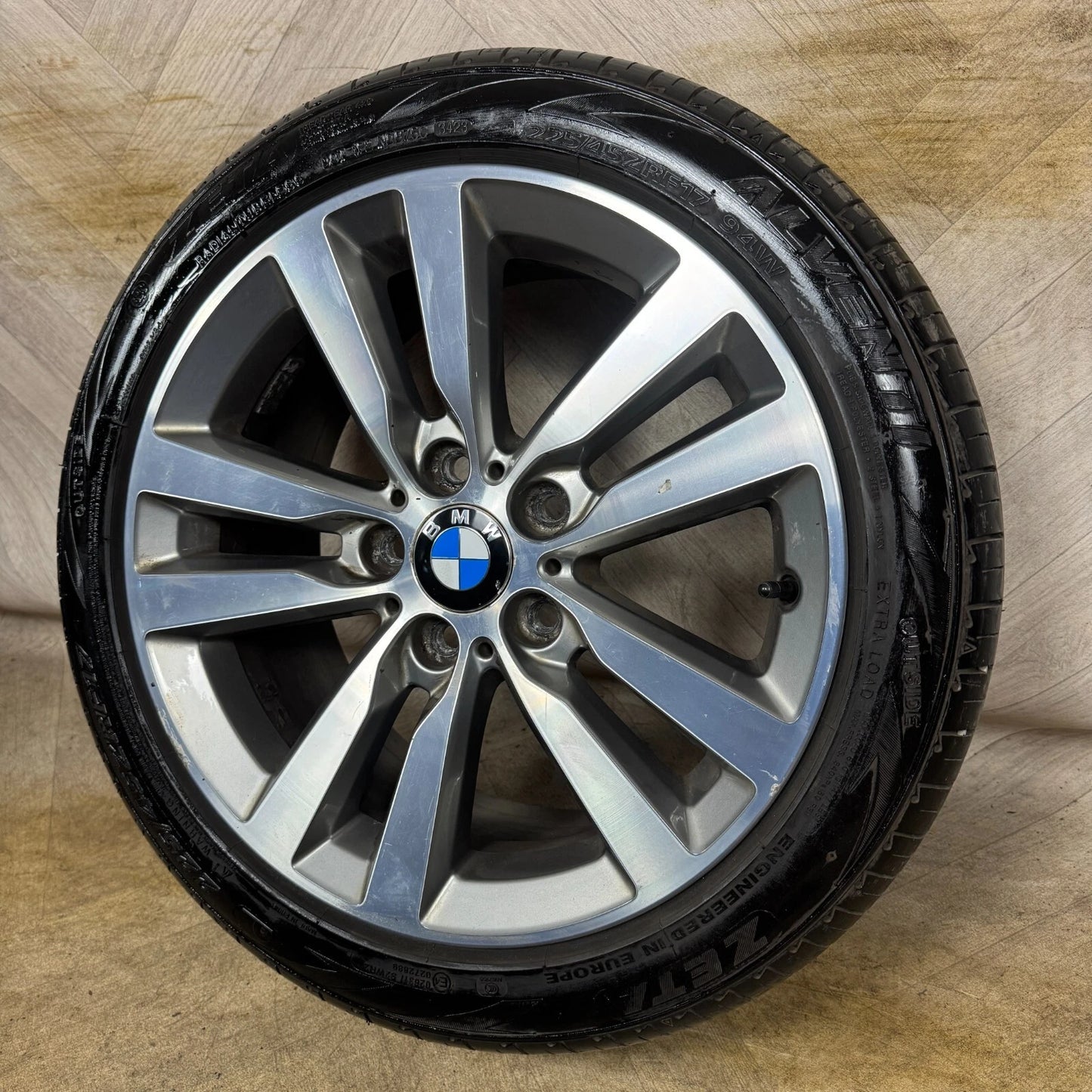1X 17'' GENUINE BMW 1 SERIES 2 F20 655 LCI ALLOY WHEEL TYRE SINGLE 5X120 FITMENT 7.5J ET43 PART: 6866303