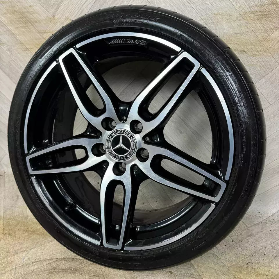 1X 18'' GENUINE MERCEDES A B CLASS CLA SPORT SINGLE ALLOY WHEELS TYRE ALLOY 5X112 FITMENT 7.5J ET52 PART: A1764010700