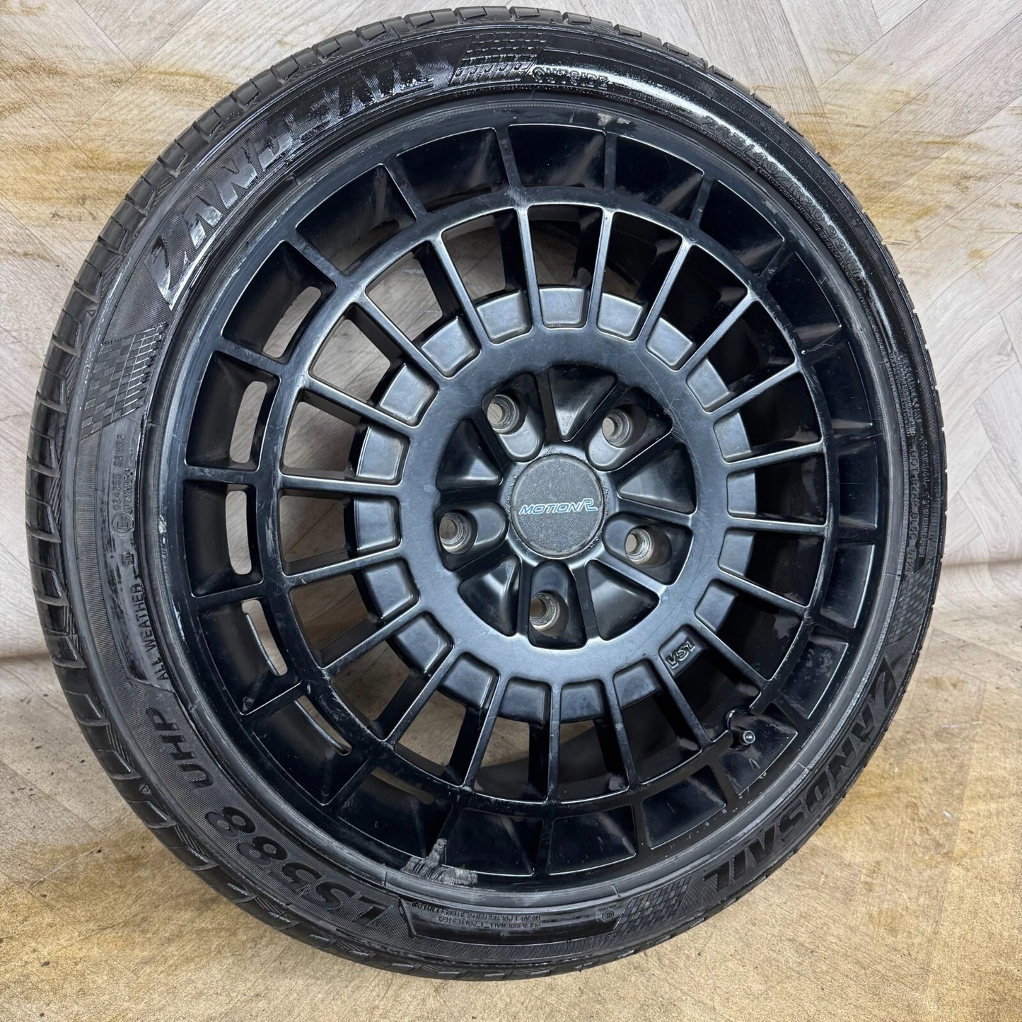 1X 20'' FORD TRANSIT CUSTOM MOTION R VS1 MATT BLACK ALLOY WHEEL TYRE SINGLE SPARE 5X160 FITMENT 8J ET50 CENTRE BORE: 65.1