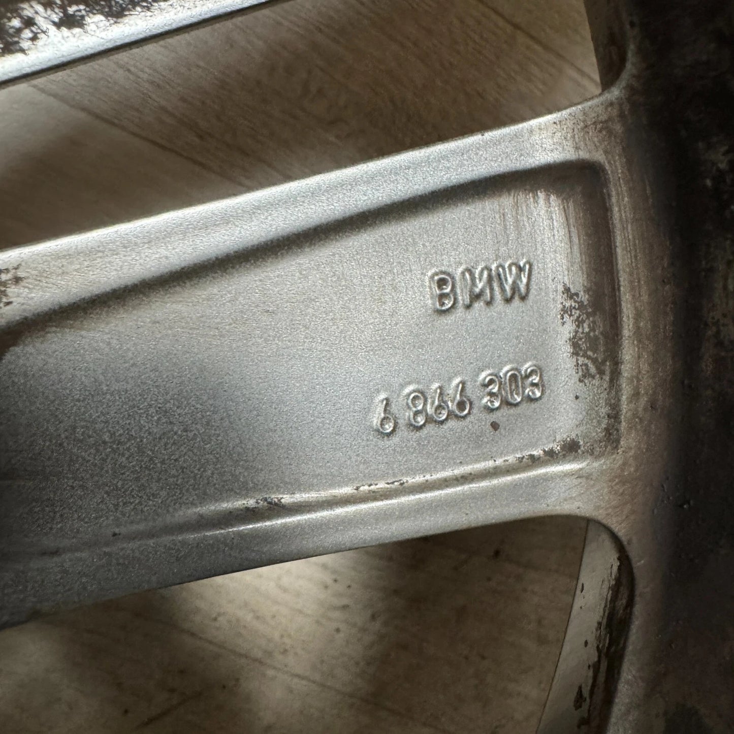 1X 17'' GENUINE BMW 1 SERIES 2 F20 655 LCI ALLOY WHEEL TYRE SINGLE 5X120 FITMENT 7.5J ET43 PART: 6866303