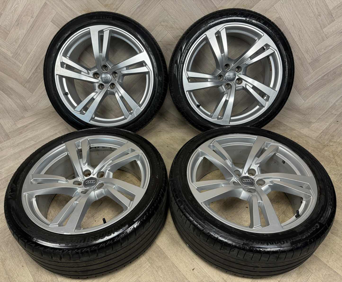 20 Genuine Audi A7 S Line 5 Double Spoke A8 Alloy Wheels Alloys Tyre