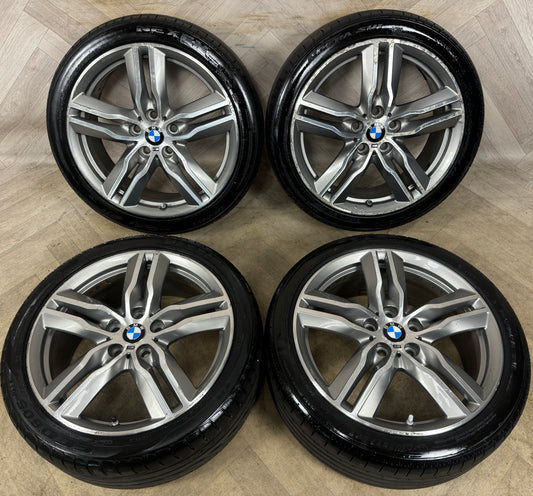 18'' GENUINE BMW X1 F48 X2 F39 570 M SPORT ALLOY WHEELS TYRES ALLOYS