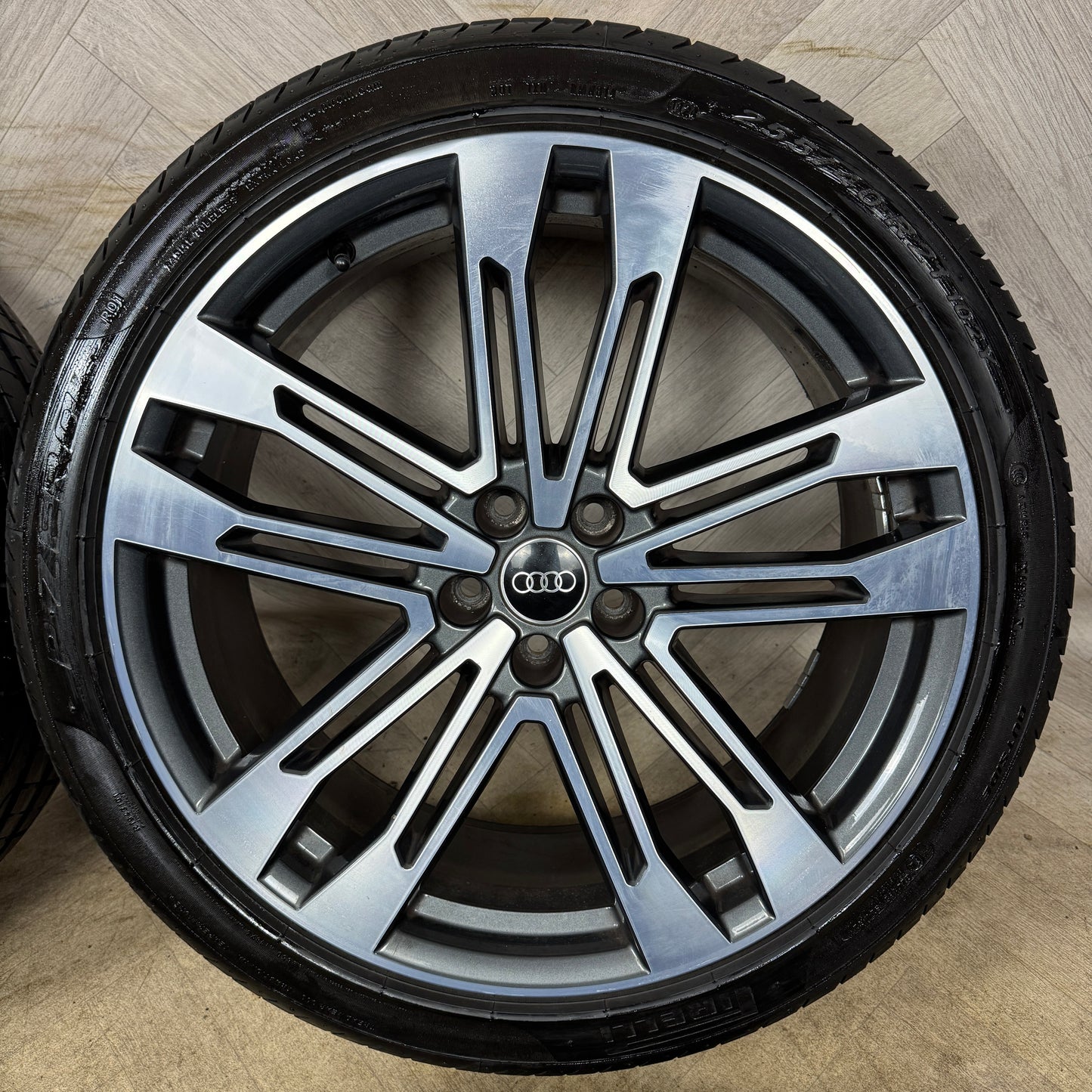 21'' GENUINE AUDI Q5 SQ5 S LINE TYRES ALLOY WHEELS ALLOYS 80A601025AC