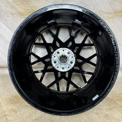 1X 20'' GENUINE BMW F91 F92 F93 M8 F90 M5 813M ALLOY WHEEL BLACK REAR 10.5J ET28 PART: 8089569