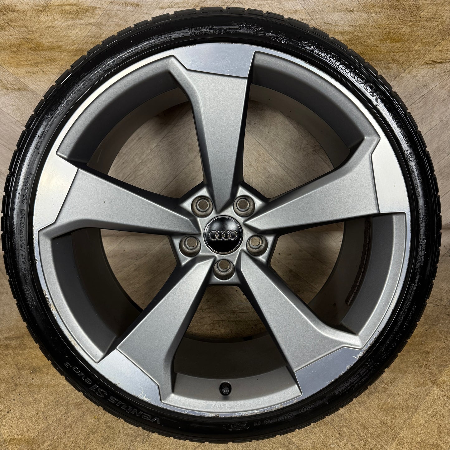 1X 20'' GENUINE AUDI A5 S LINE BLACK EDITION ROTOR WHEEL ALLOY TYRE 8W0601025CF