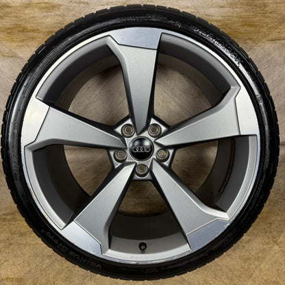 1X 20'' GENUINE AUDI A5 S LINE BLACK EDITION ROTOR WHEEL ALLOY TYRE 8W0601025CF